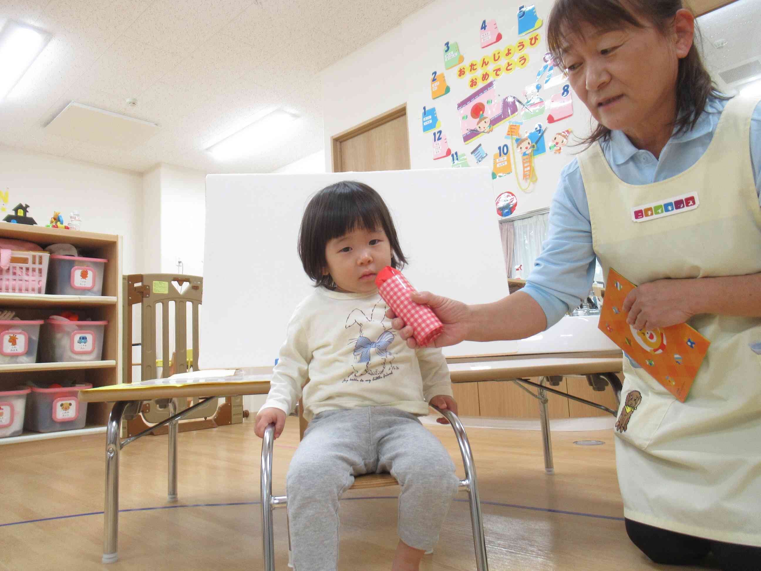 インタビューにドキドキ