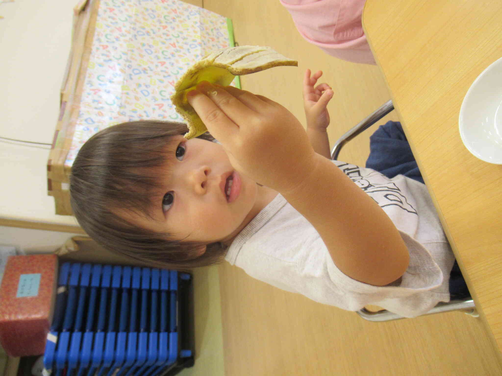 上手にむけたね☆