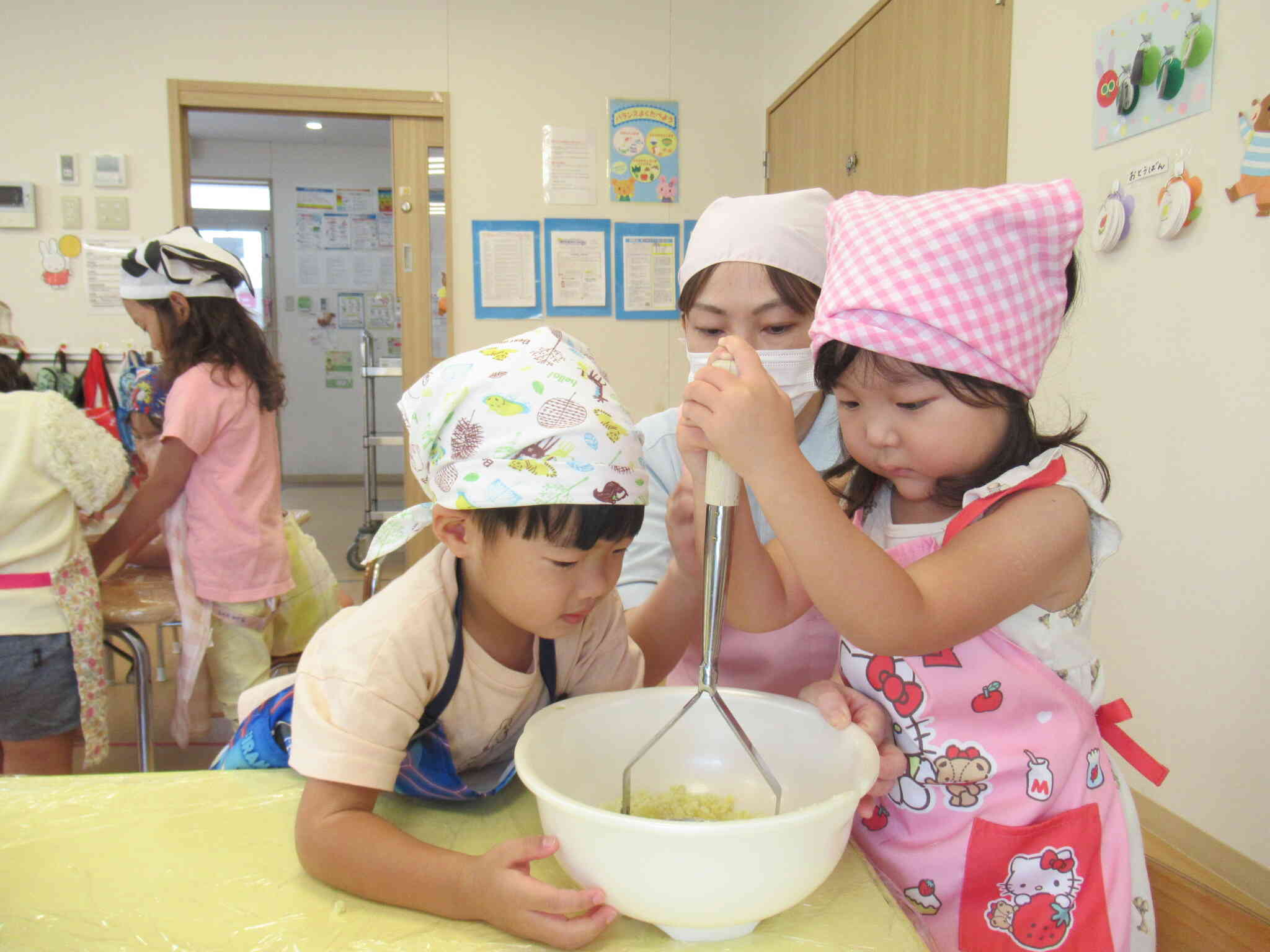 さつまいものお月見団子を作ろう♪