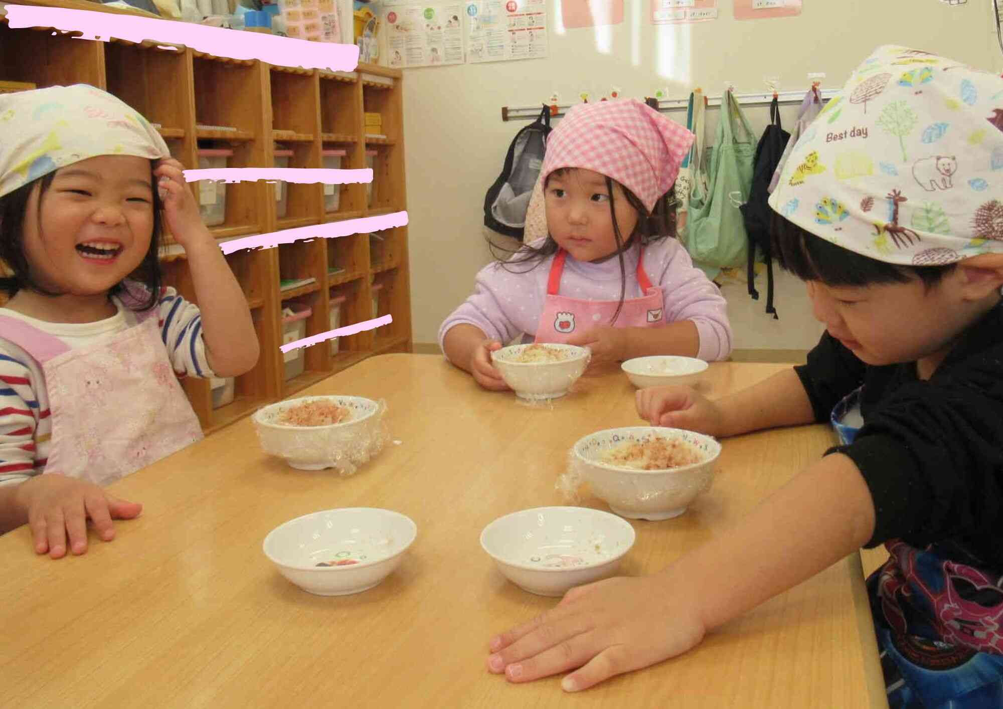 「家に帰ってにいにに教えてあげようやー。」「〇〇ちゃんも教えてあげる。」