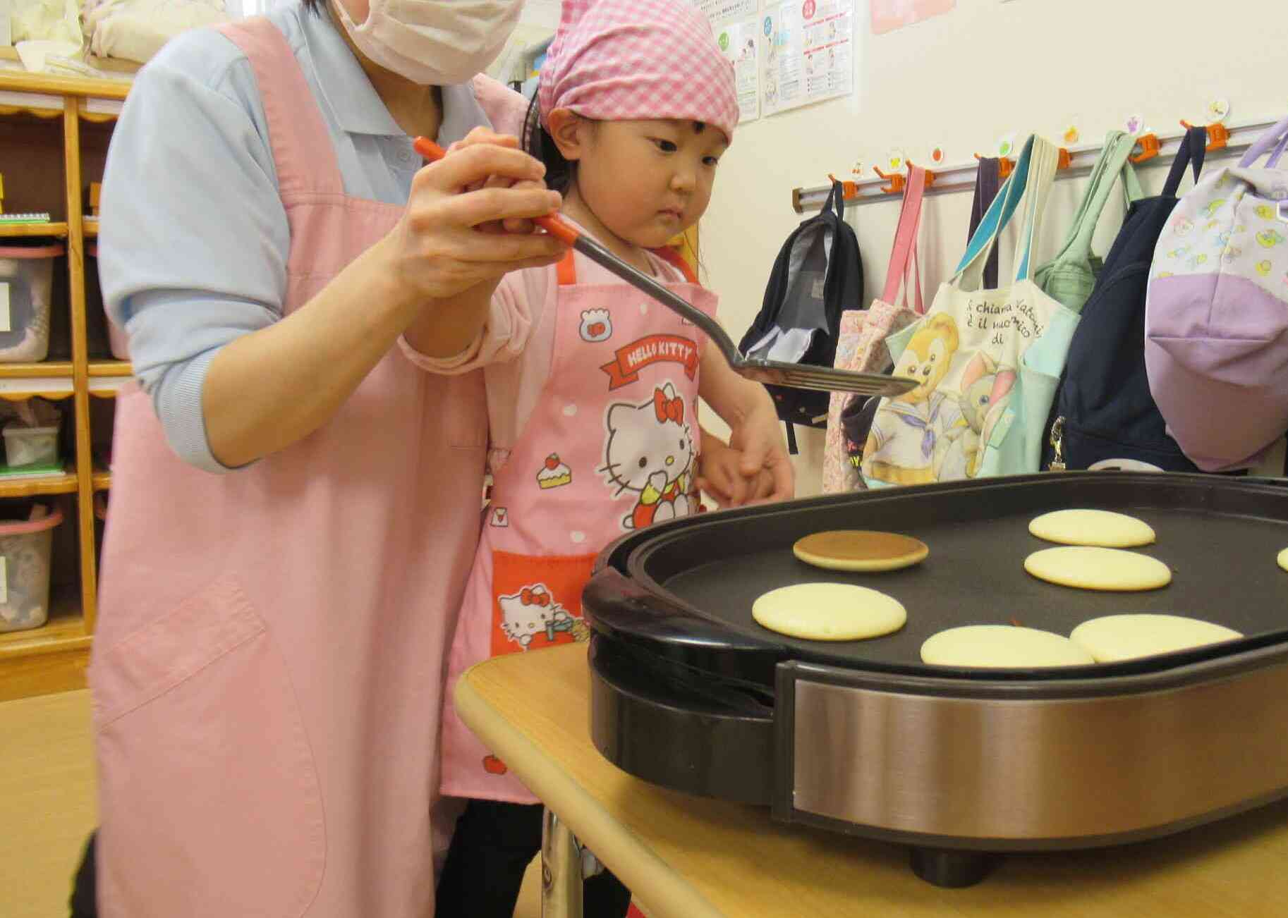 ホットケーキを作ったよ！～りす組さん～