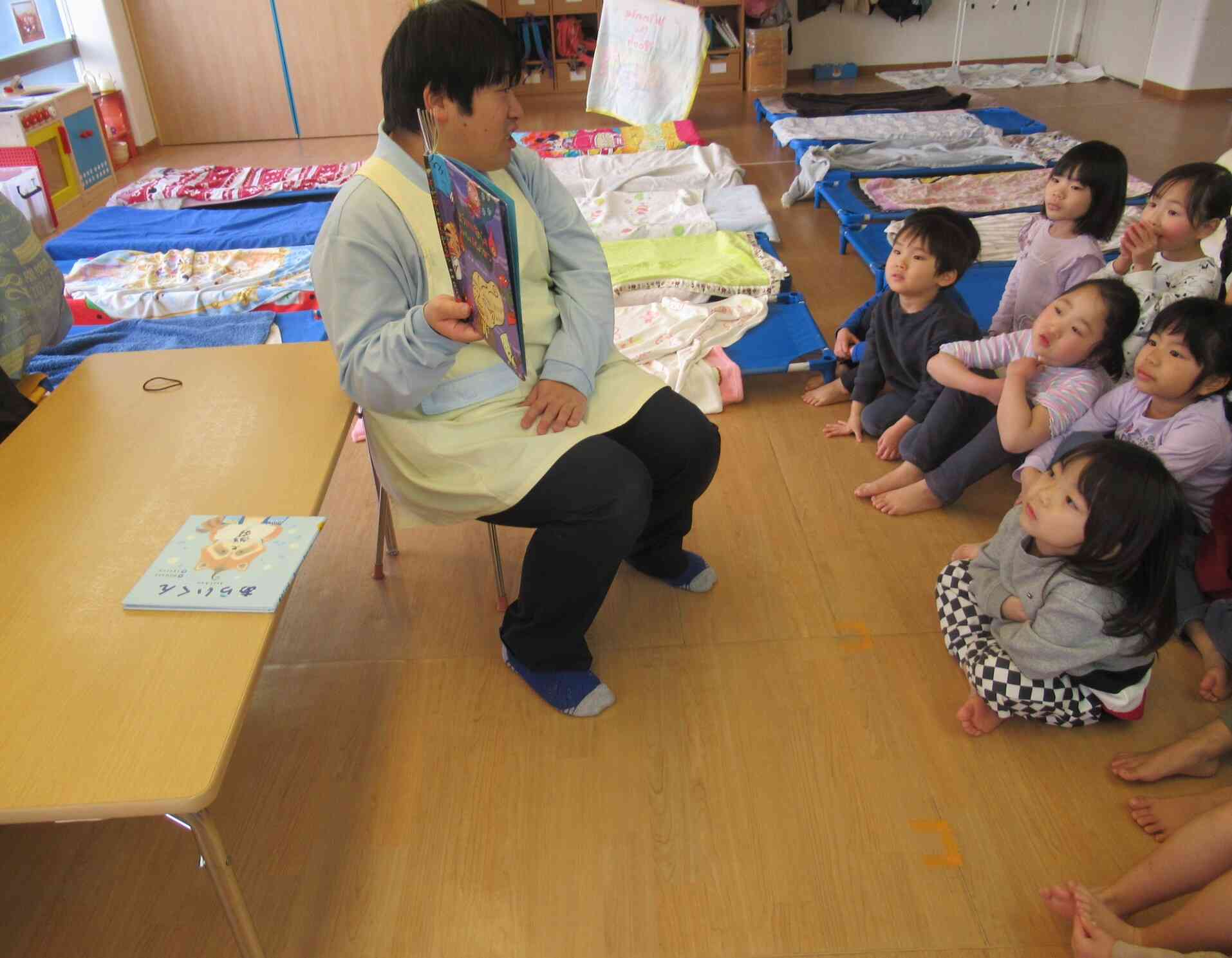 5歳児　午睡時間の様子