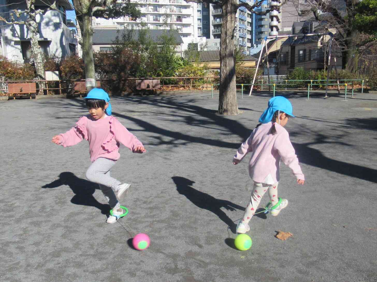 スキップボールも楽しいね！