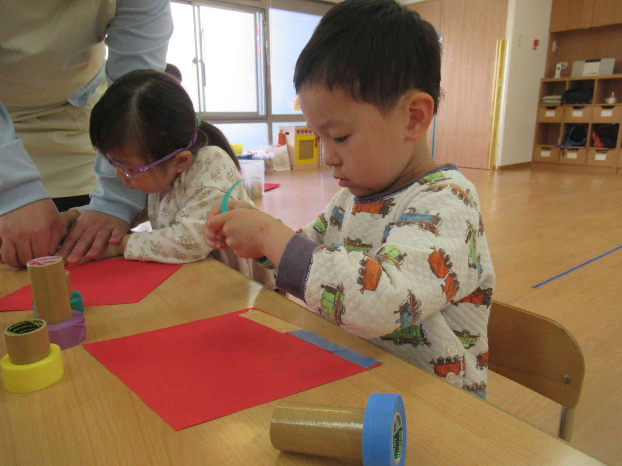 3歳児　ひなまつり製作