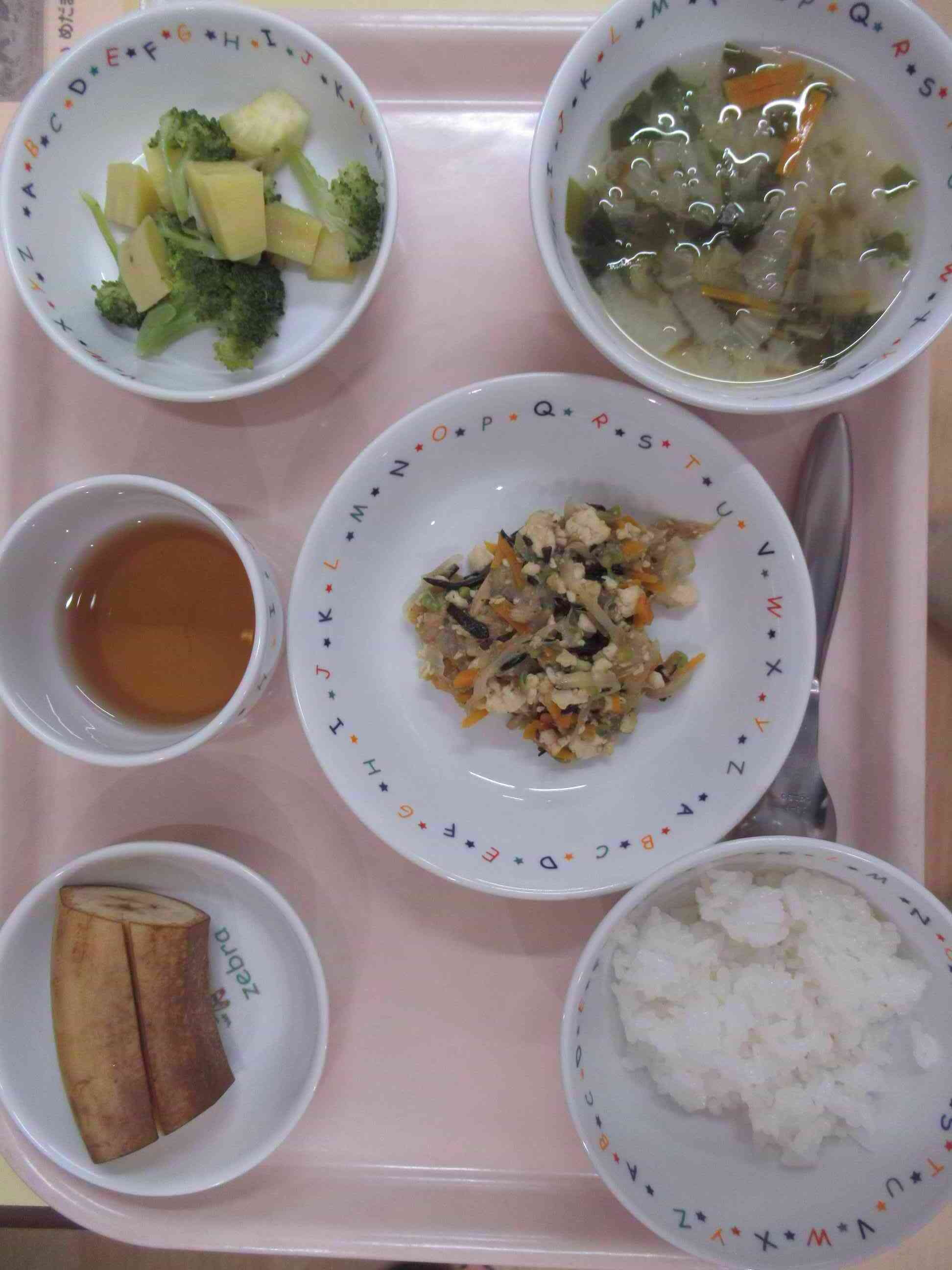 10月5日（土）の給食です。