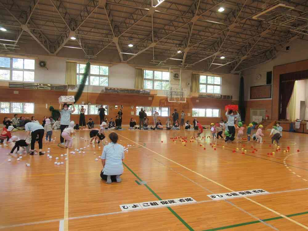 おもいっきり運動会⑧(玉入れ3.4.5歳児)