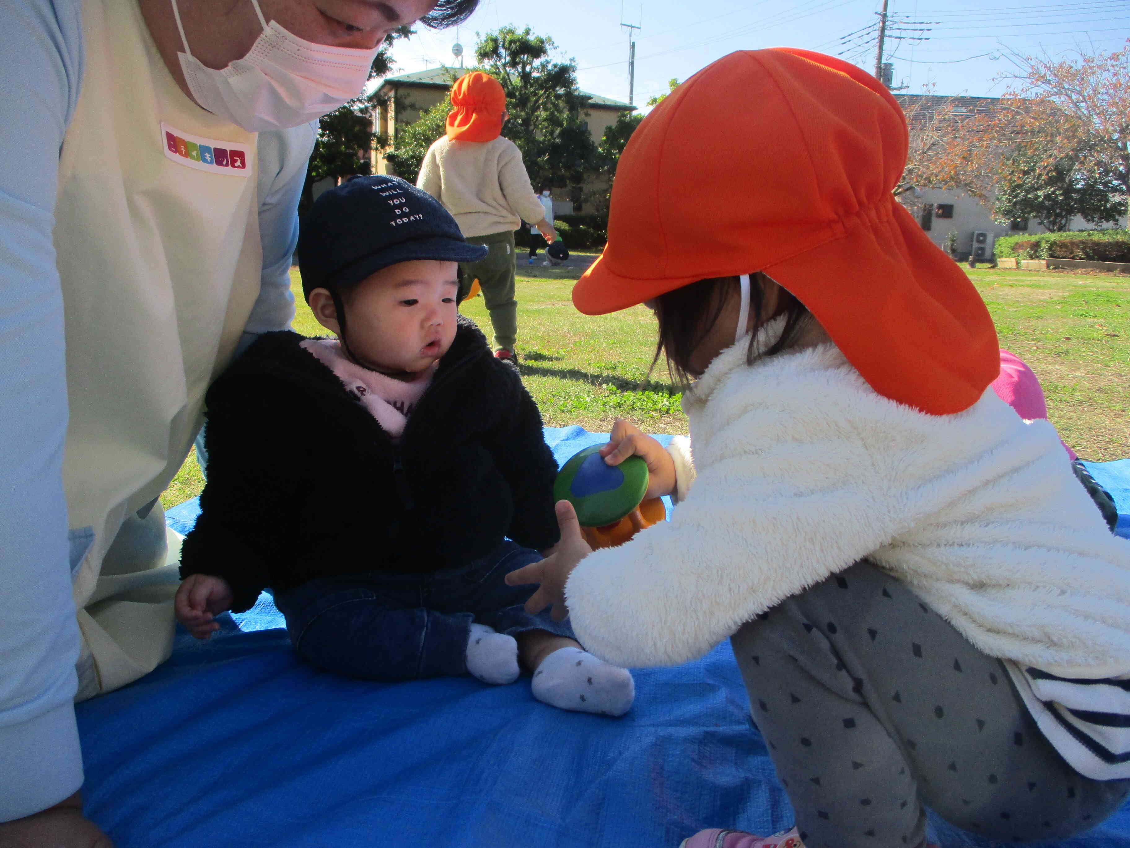 公園で一緒に♪