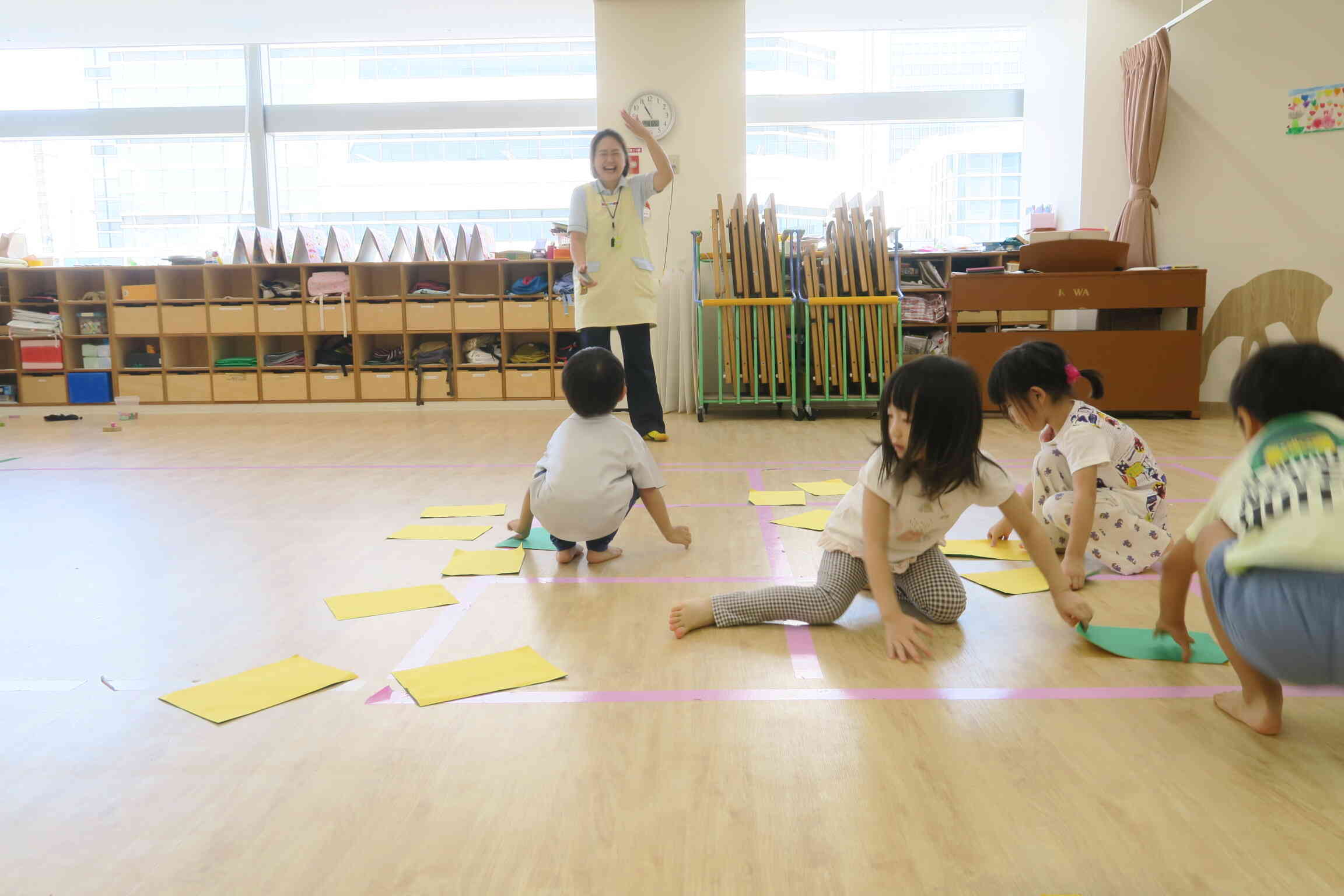 ゲームで遊ぼう！！（うさぎ組・きりん組・ぱんだ組/3歳児・4歳児・5歳児）