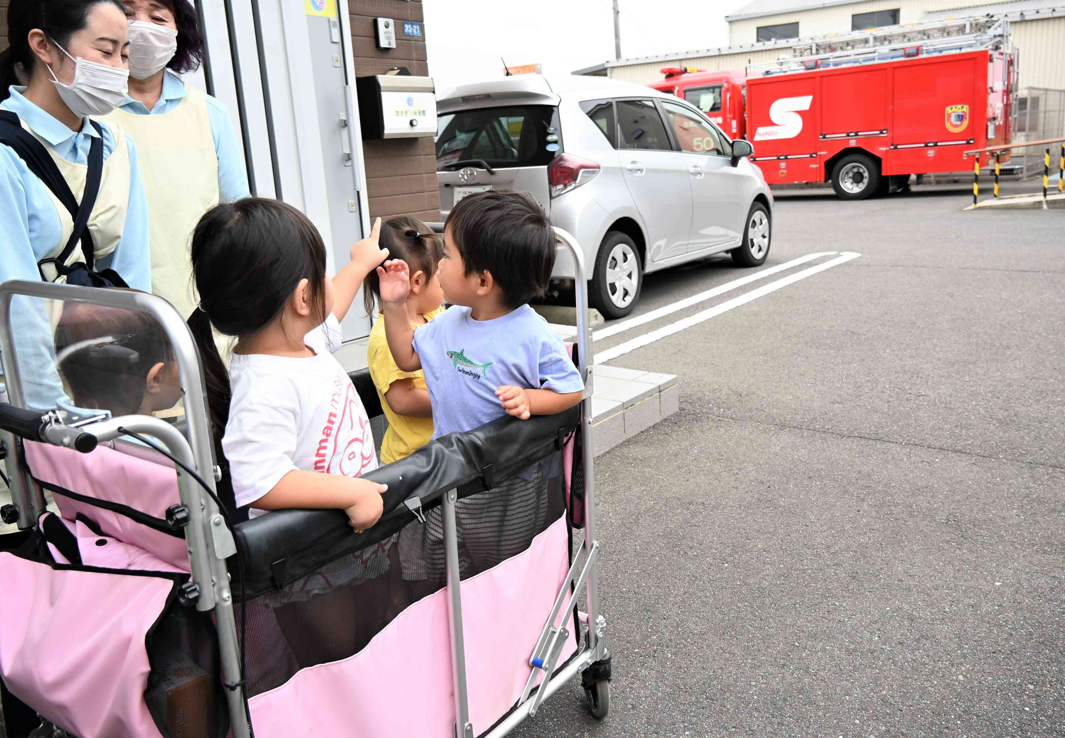 あっ！消防車