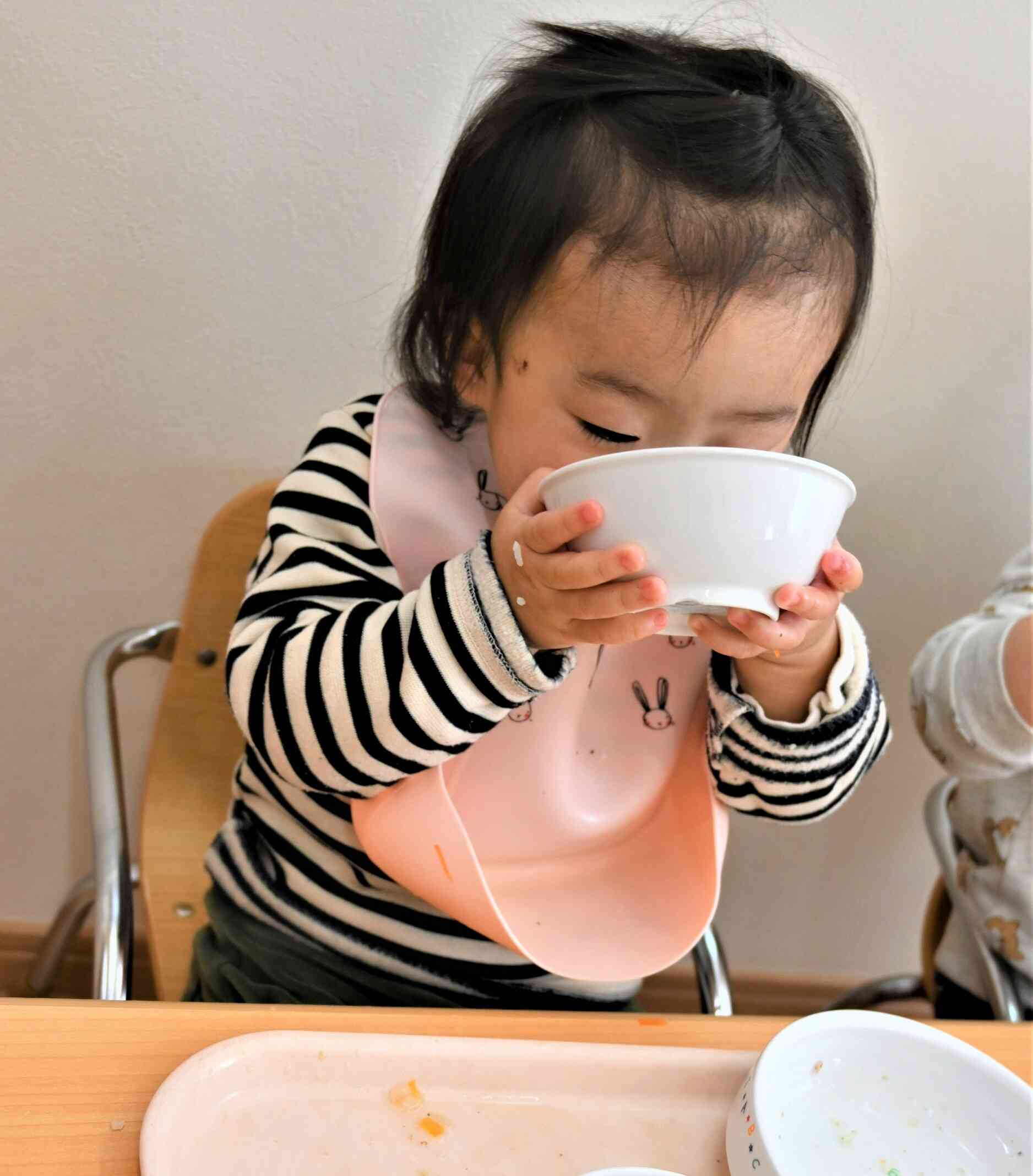 お汁もひとりで飲めます♪