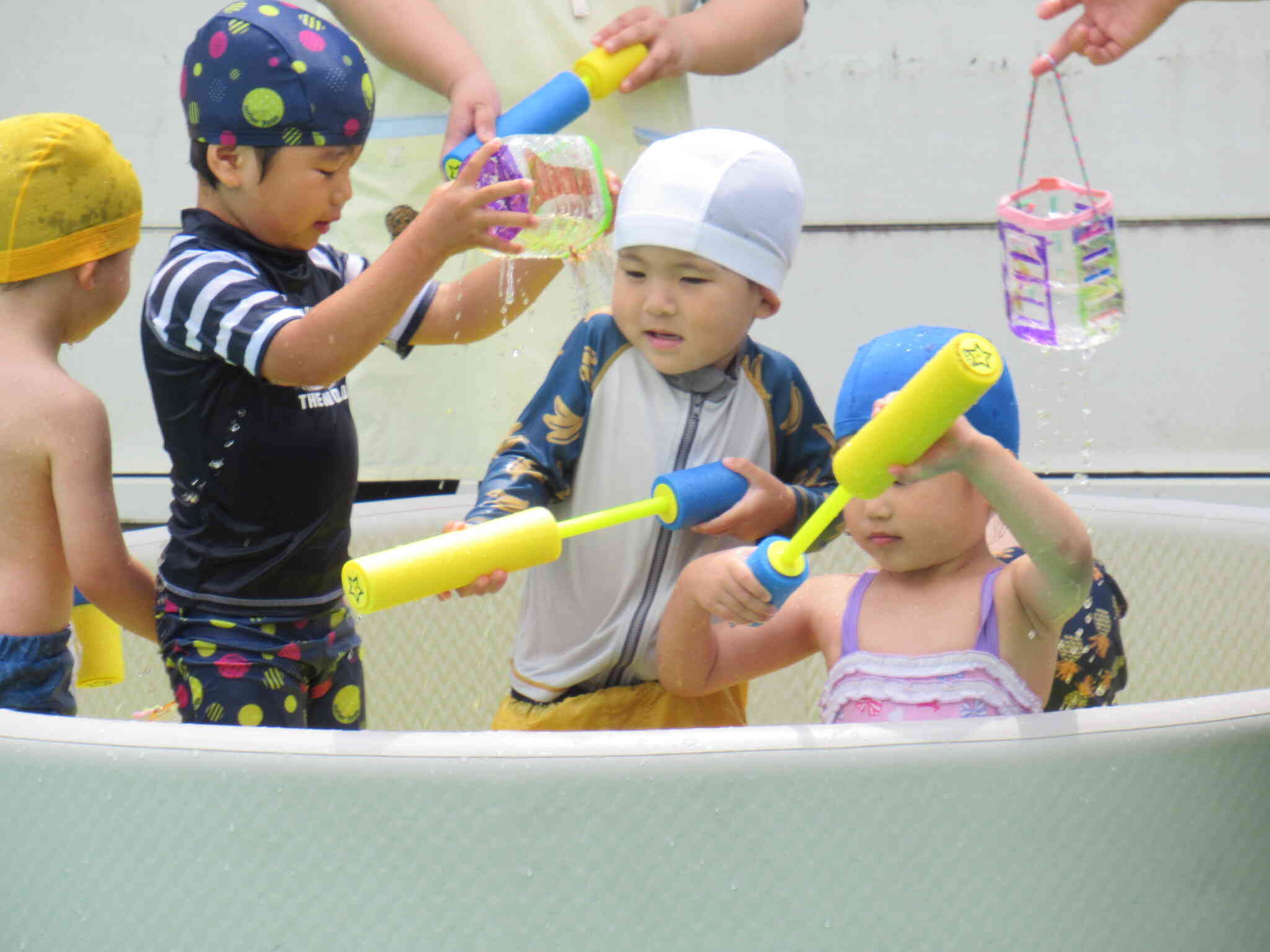 保育園ではじめてのプール！【3歳児クラス：りす組】