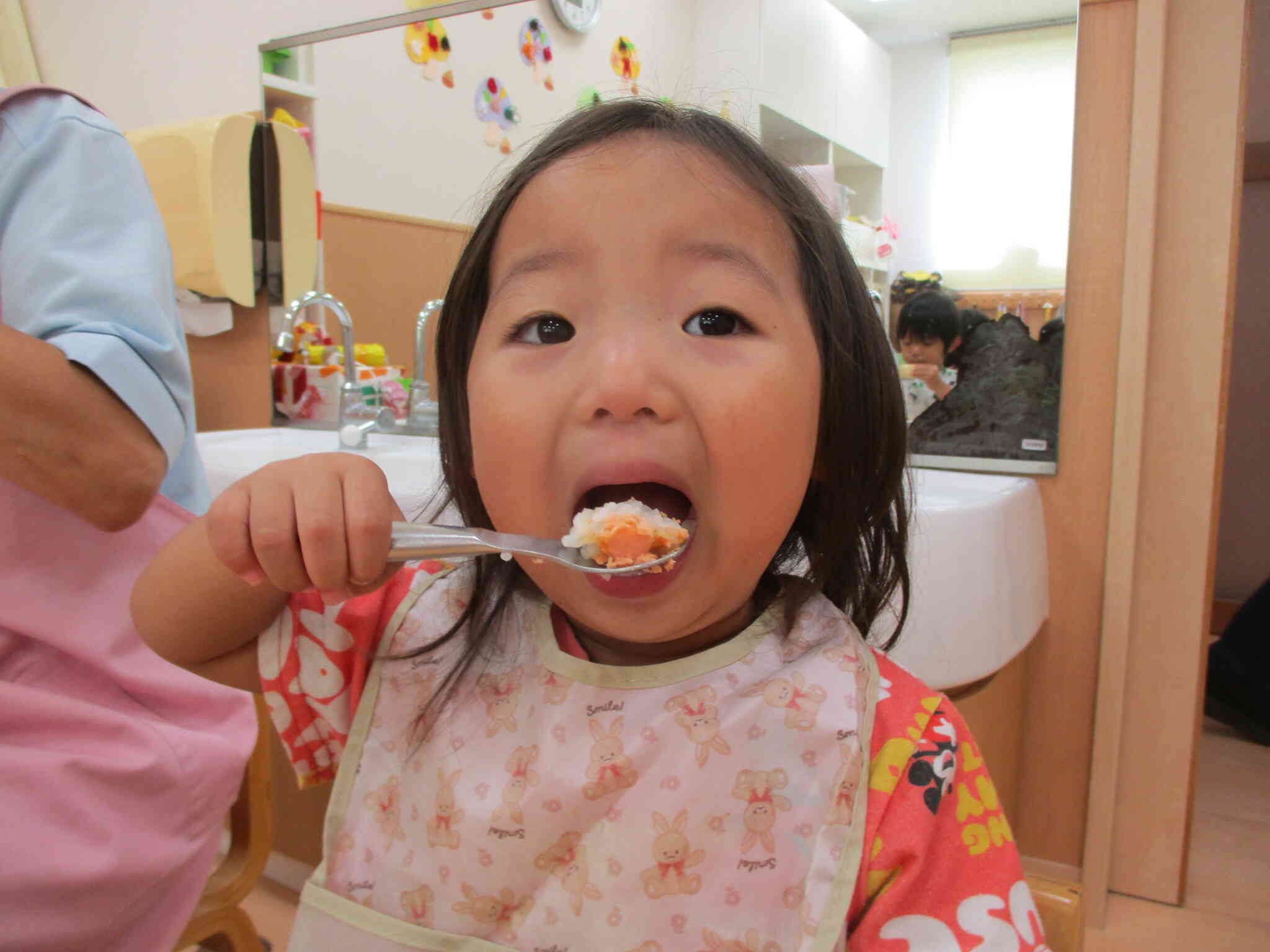 給食おいしいね！