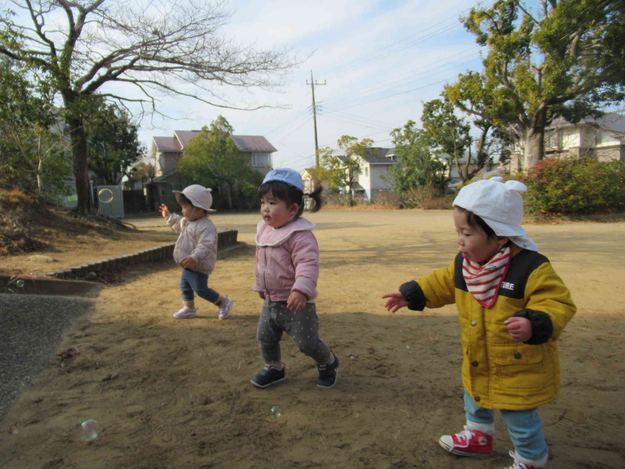 大好きなかしのき公園で遊びました！