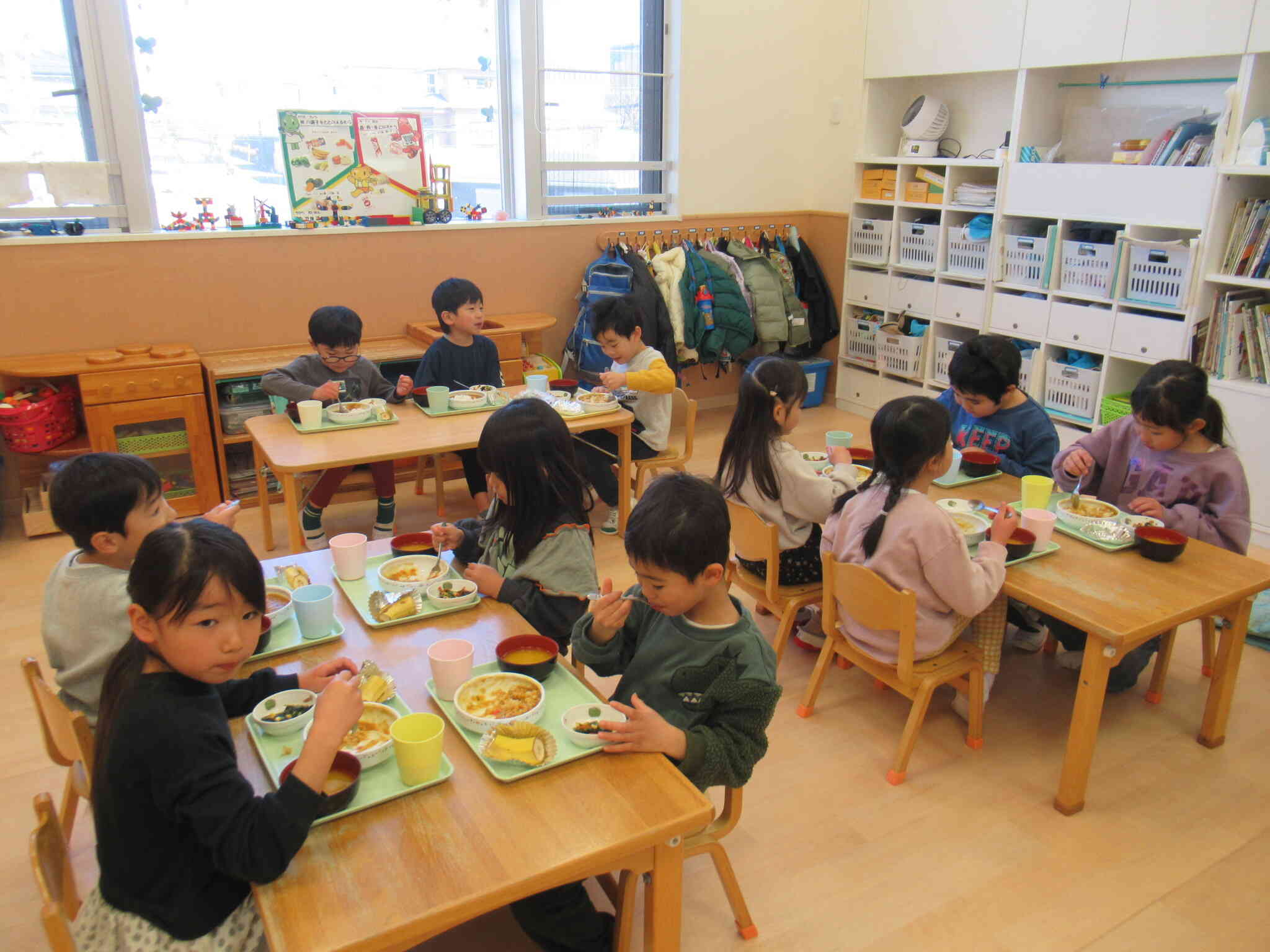 おもいっきり給食！【5歳児クラス：きりん組】