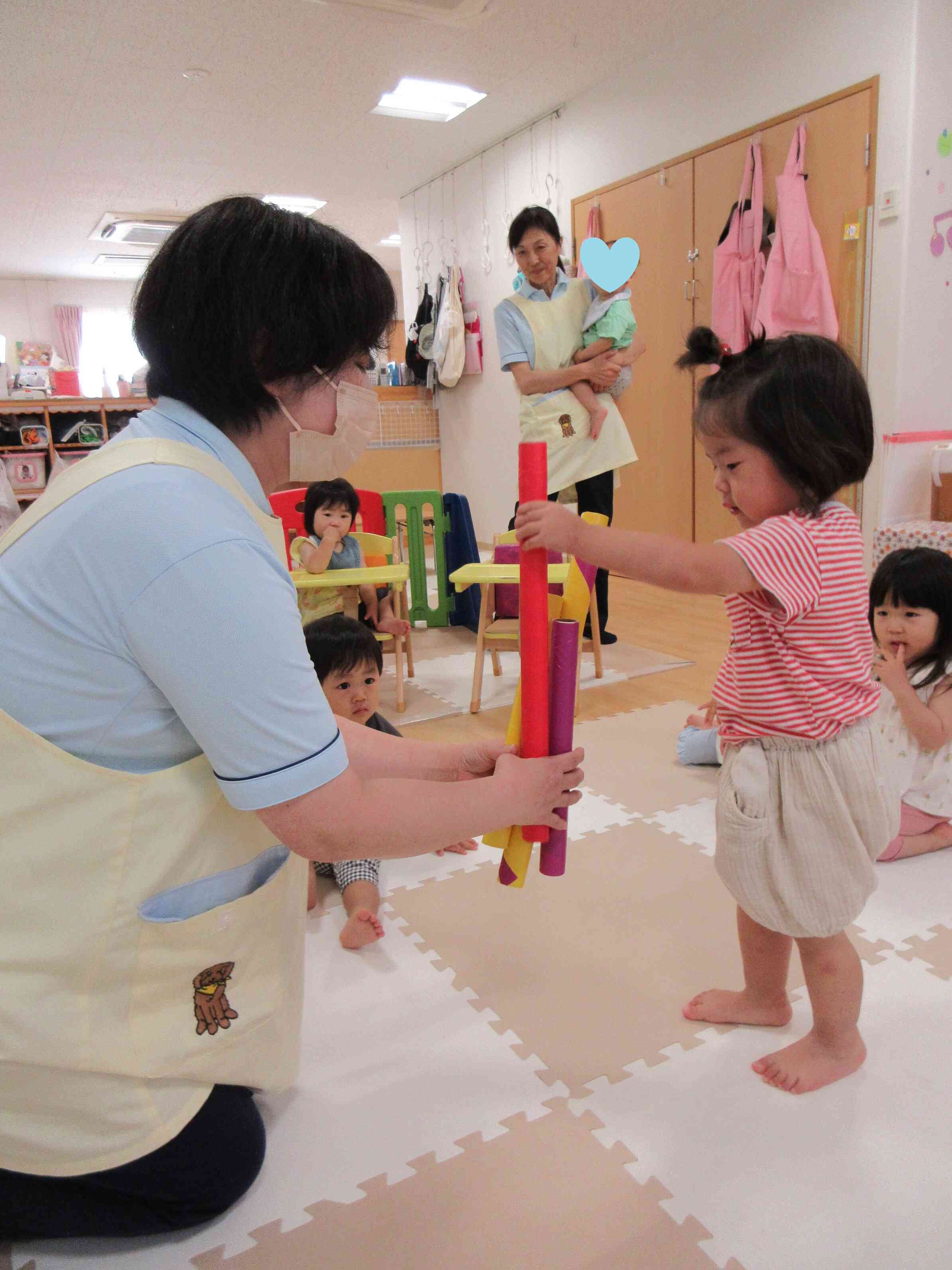 7月食育「すいか割りをしよう！」