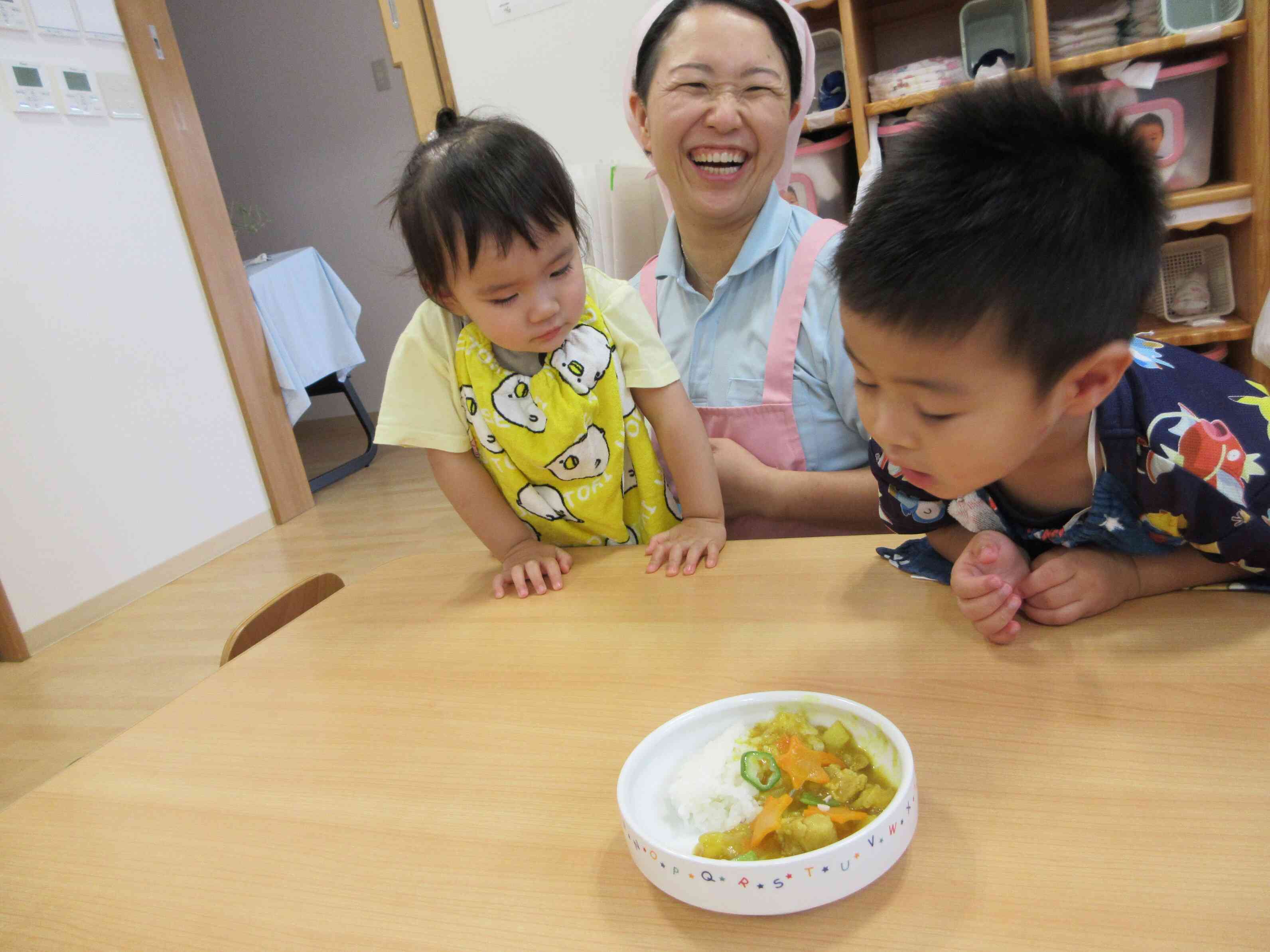 8月の食育「たなばたカレーを作ろう！！」