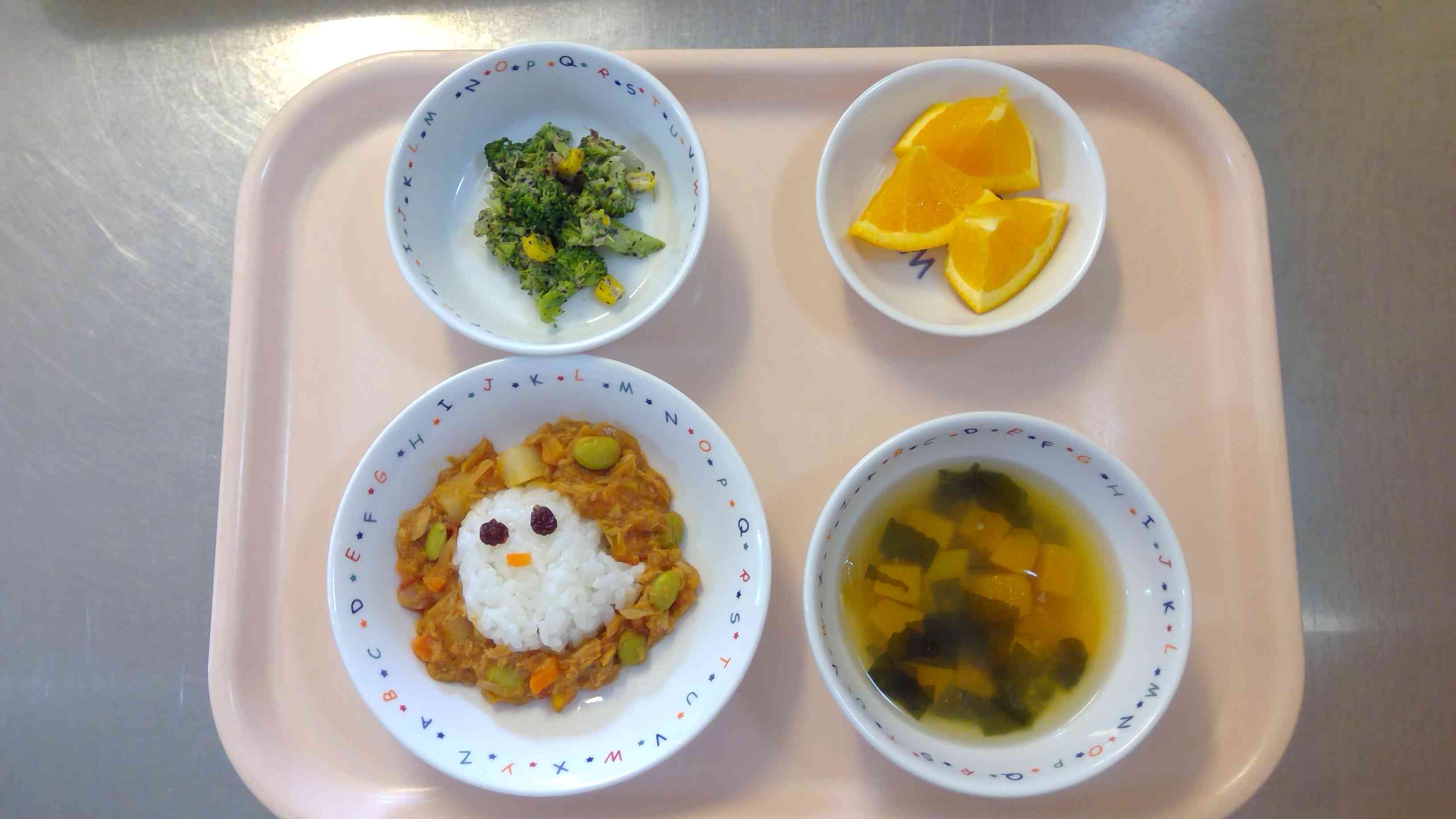 10月31日（ハロウィン）の給食