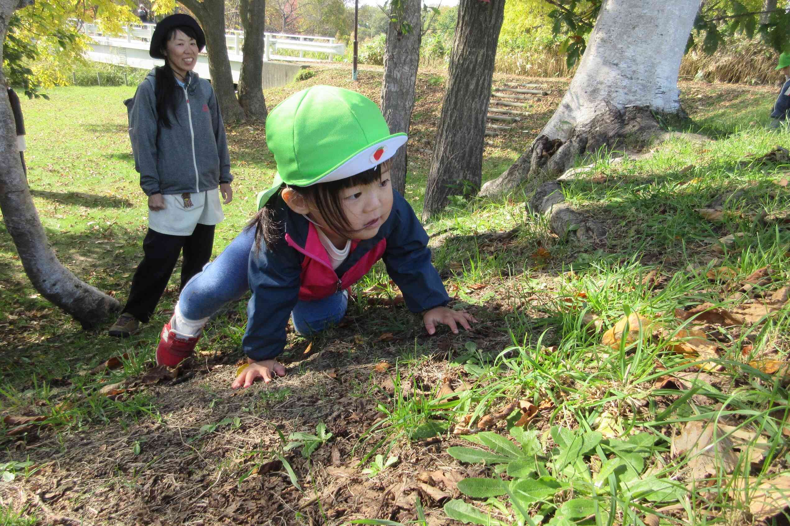 斜面登りにも向かって行きます！