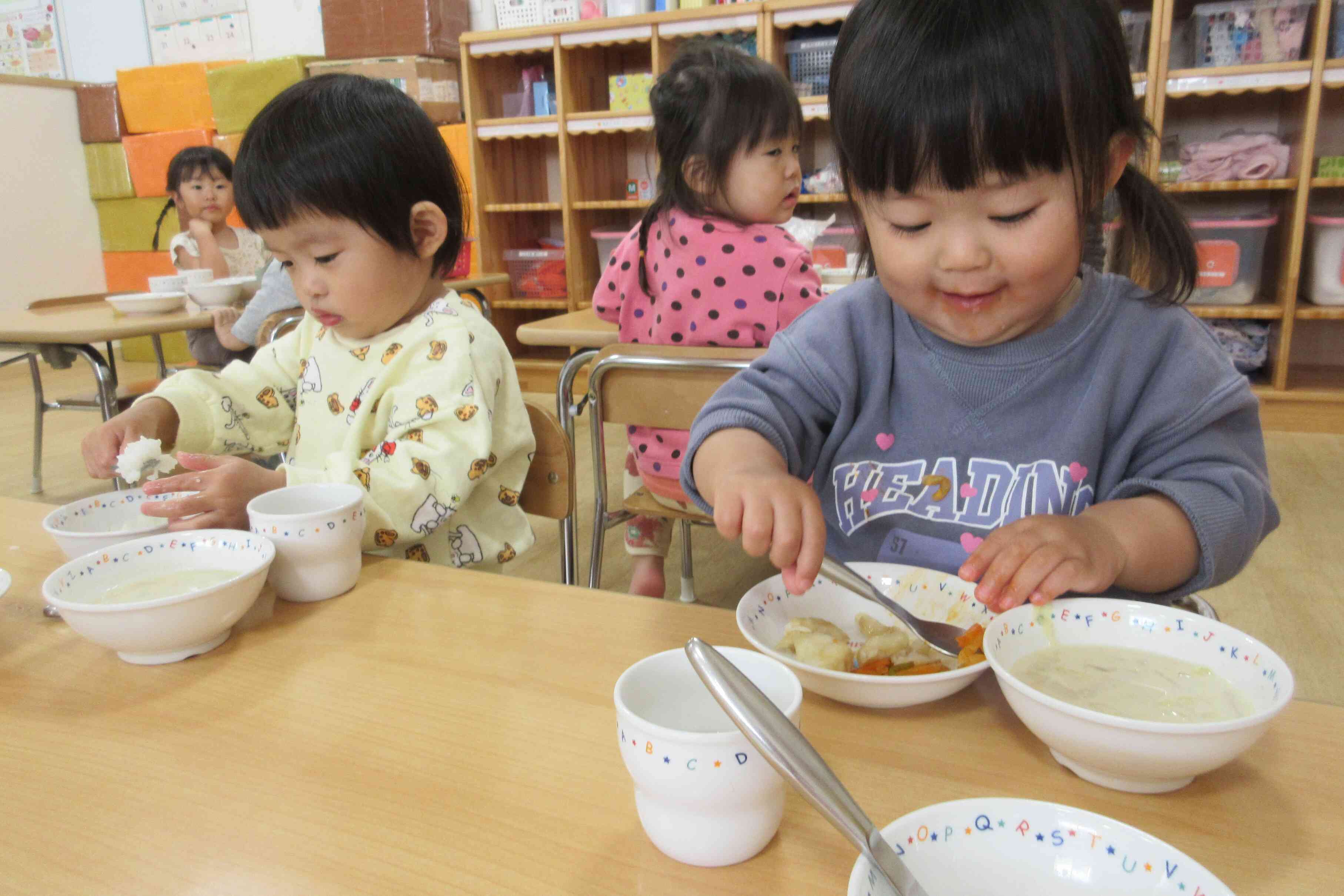 美味しい給食が待っています☆