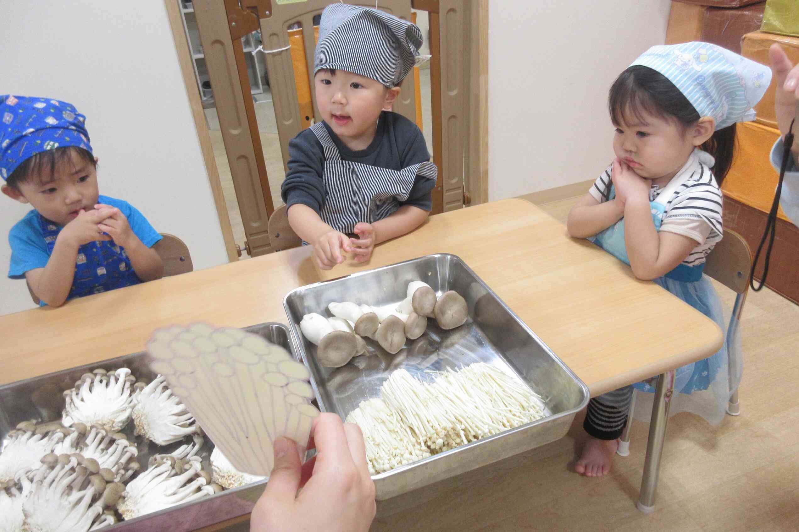 11月の食育「きのこさき」