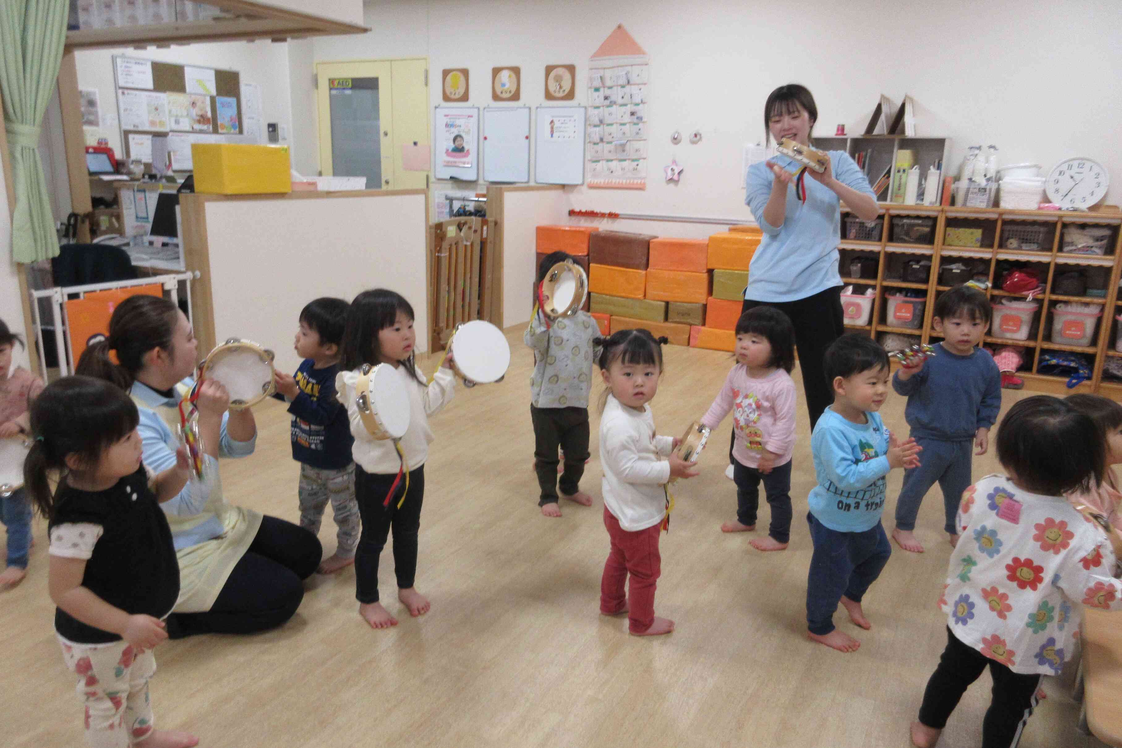 その時、０、１歳児さんは・・