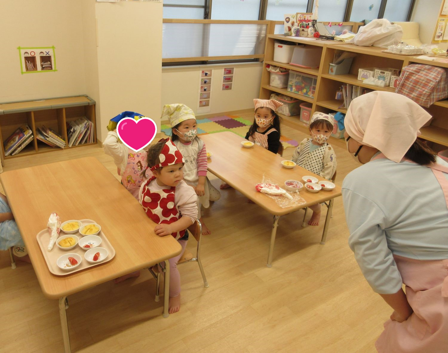 うさぎ組さん（２歳児）の食育