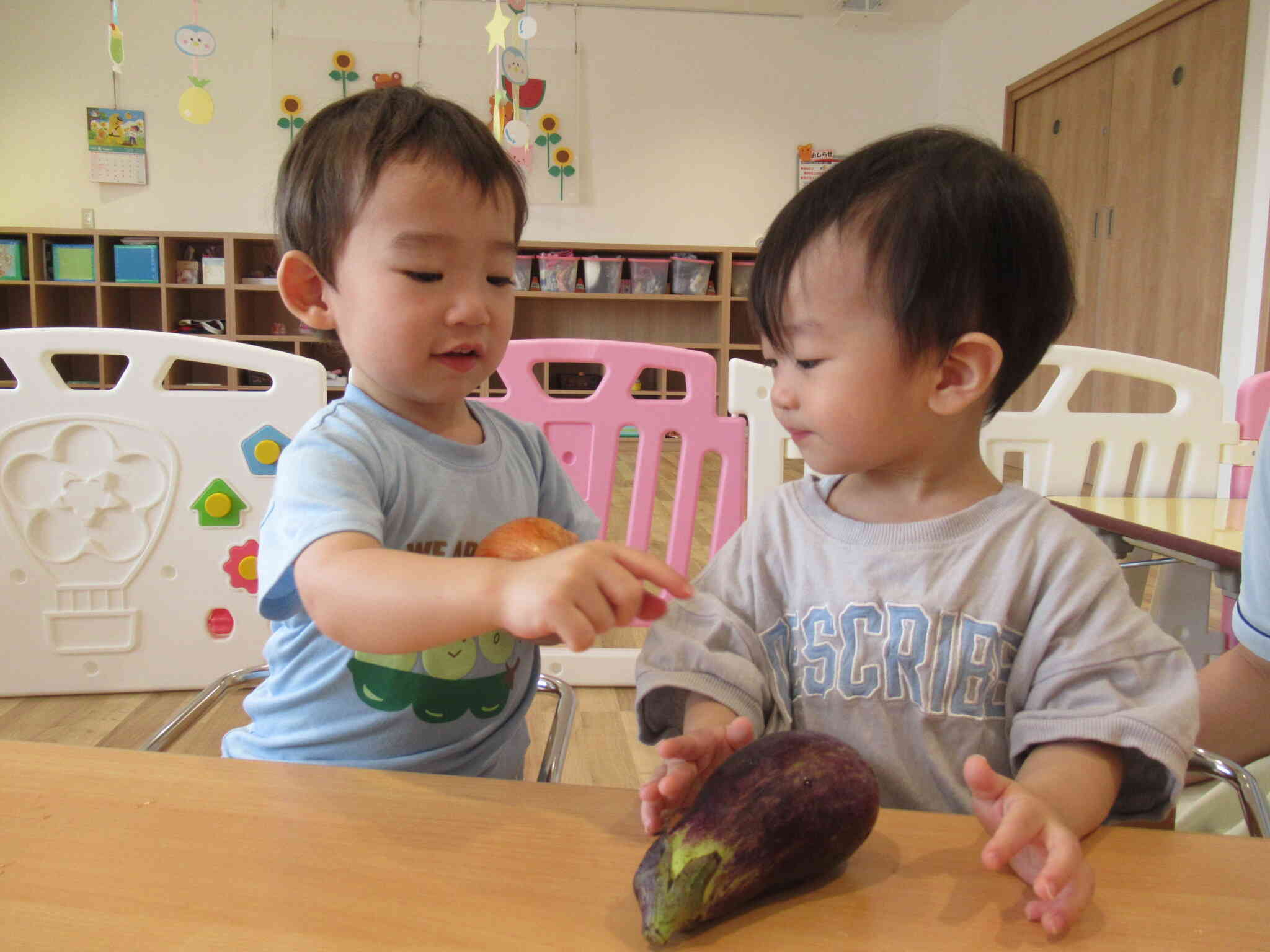 「あっ、このお野菜はね・・・」