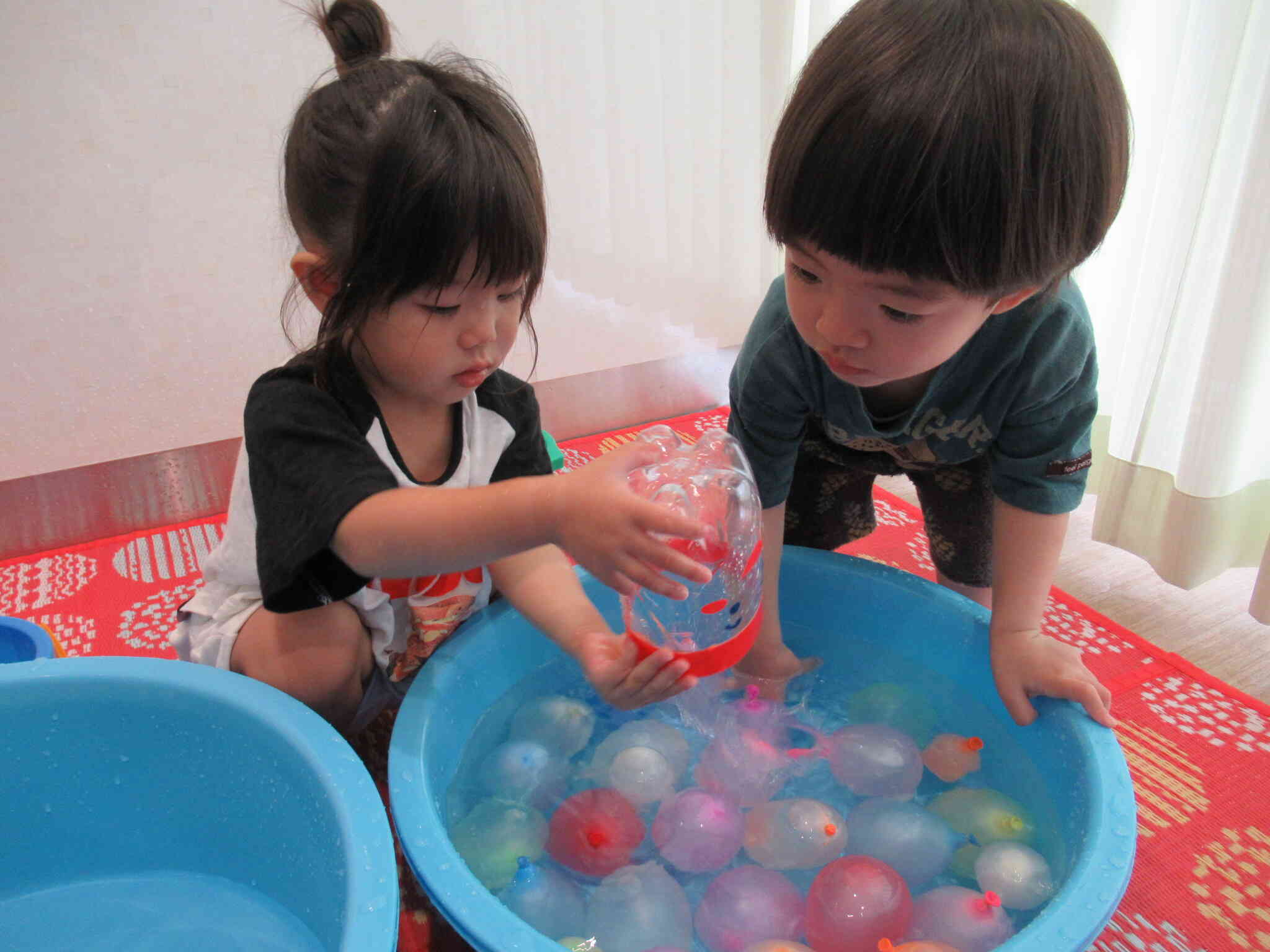 水風船で遊ぼう☆彡