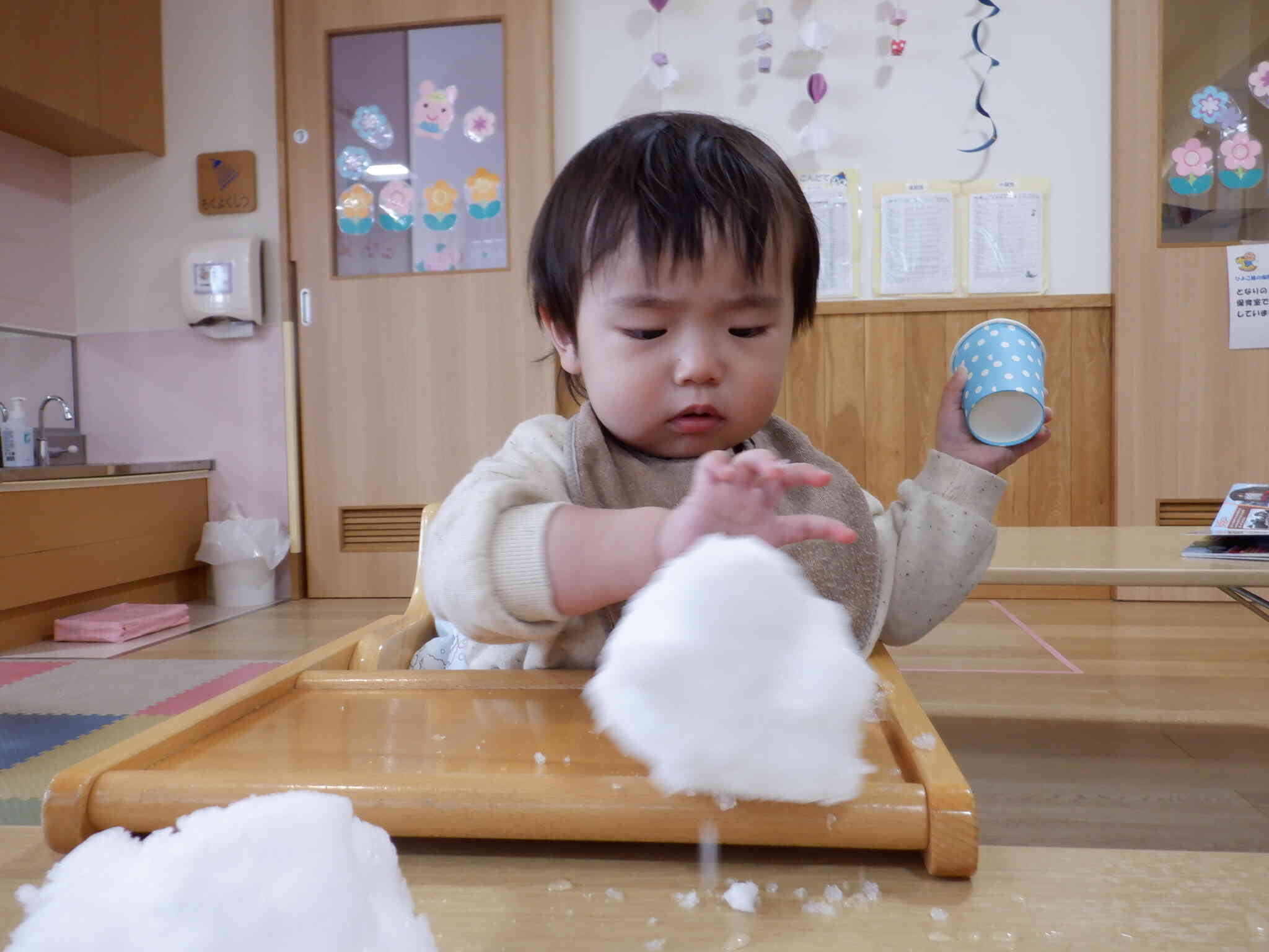 雪に触ったよ♪