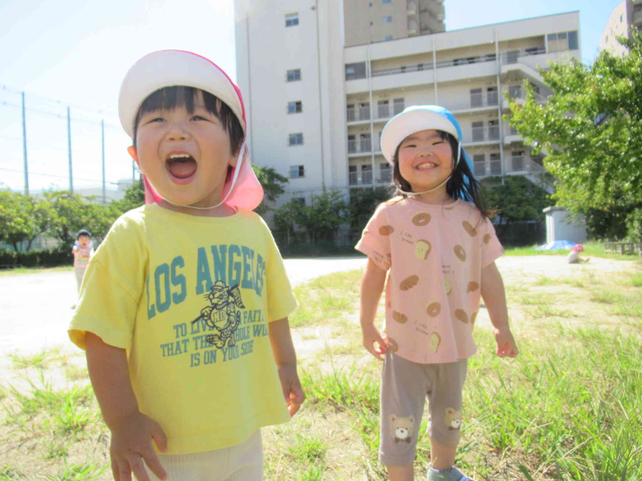 風が気持ちいいね♪