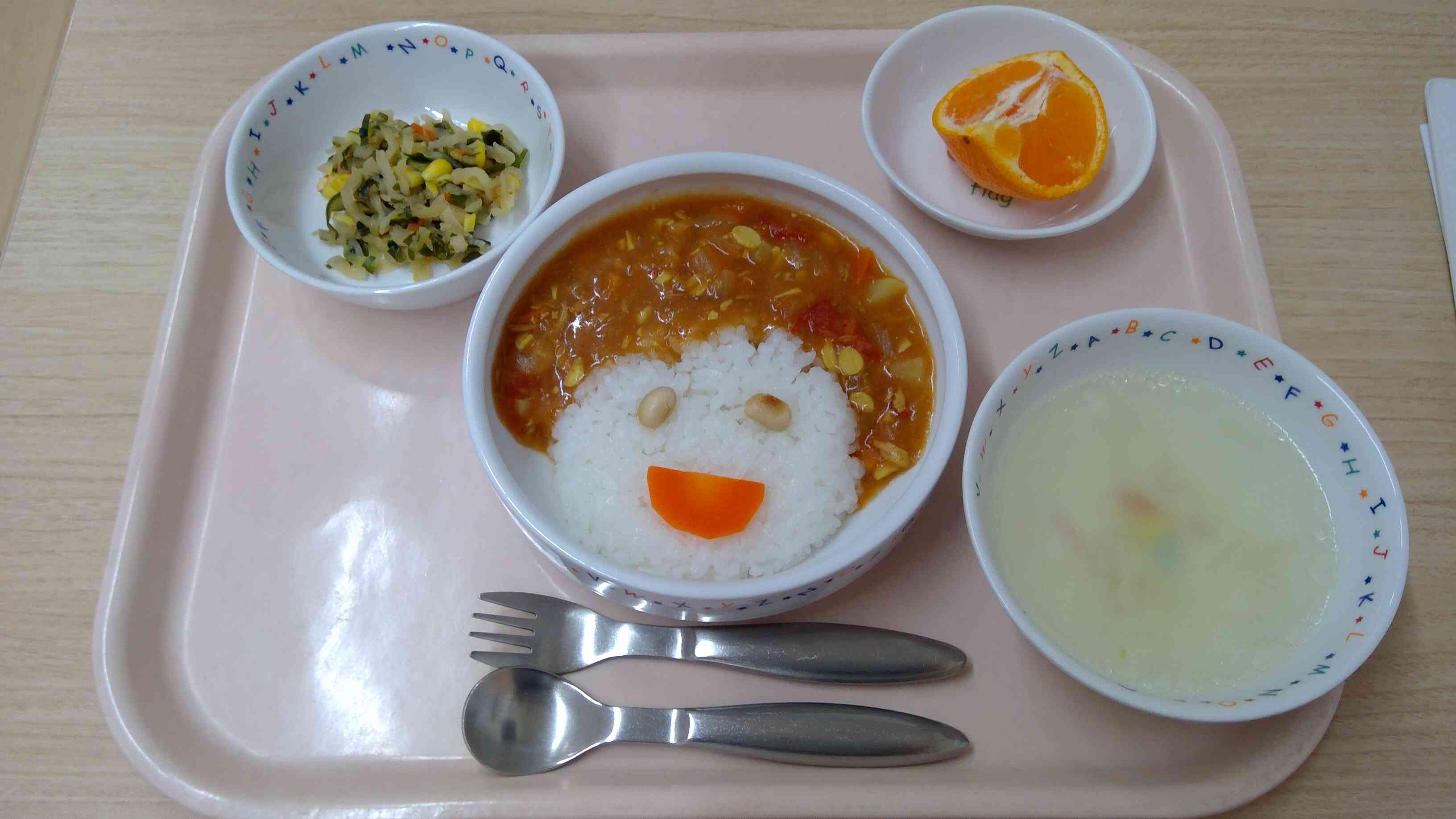 福笑いカレー