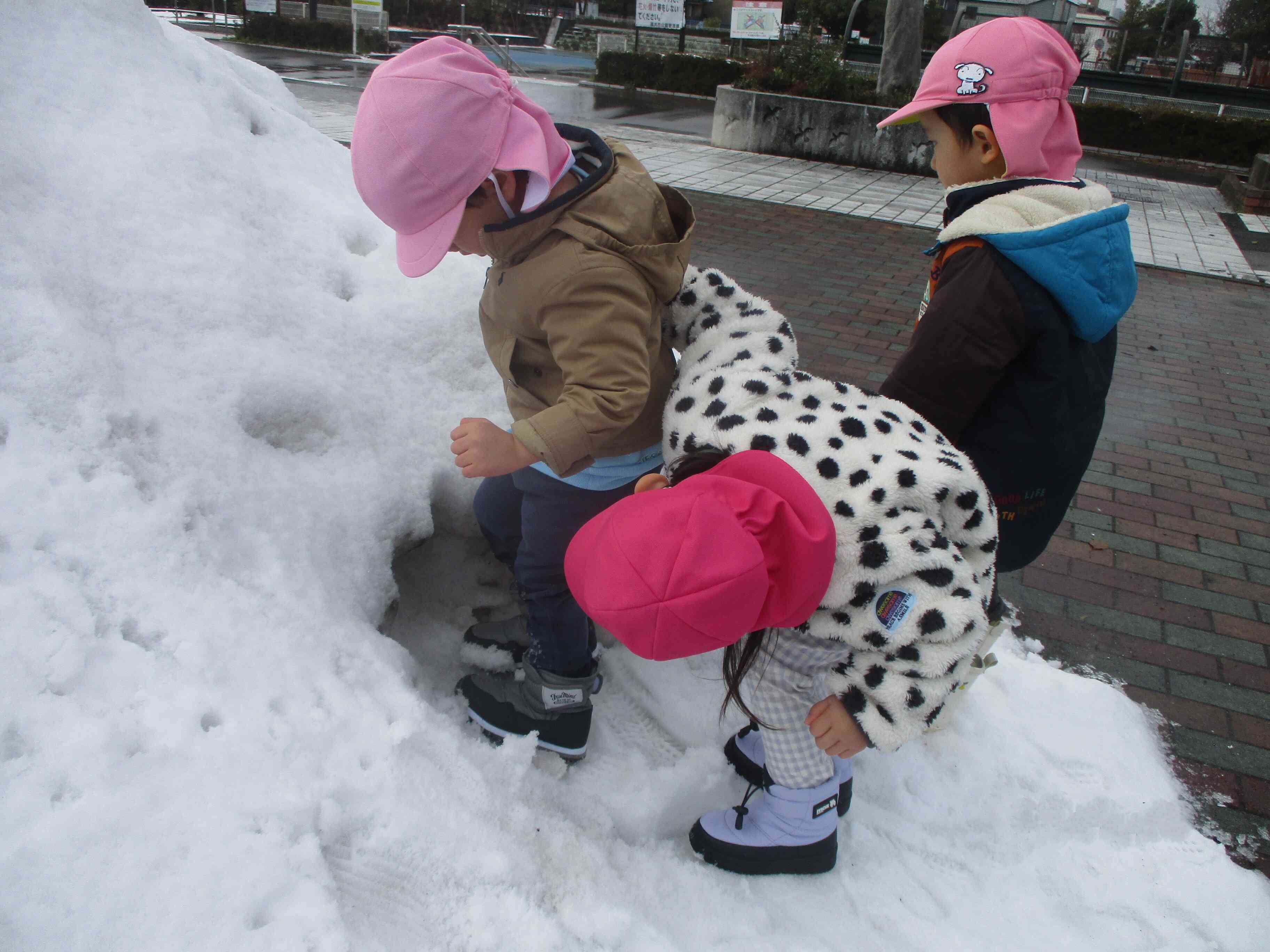 雪の山に挑戦！！