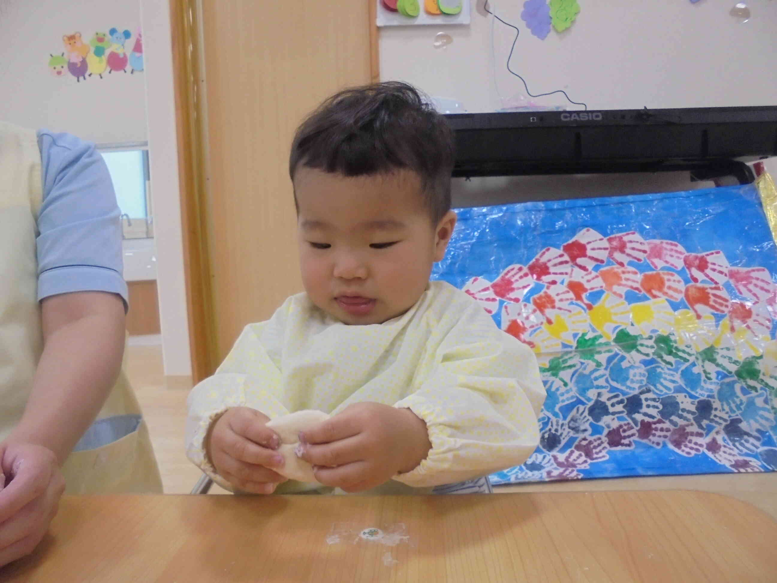 大好きな小麦粉粘土♪