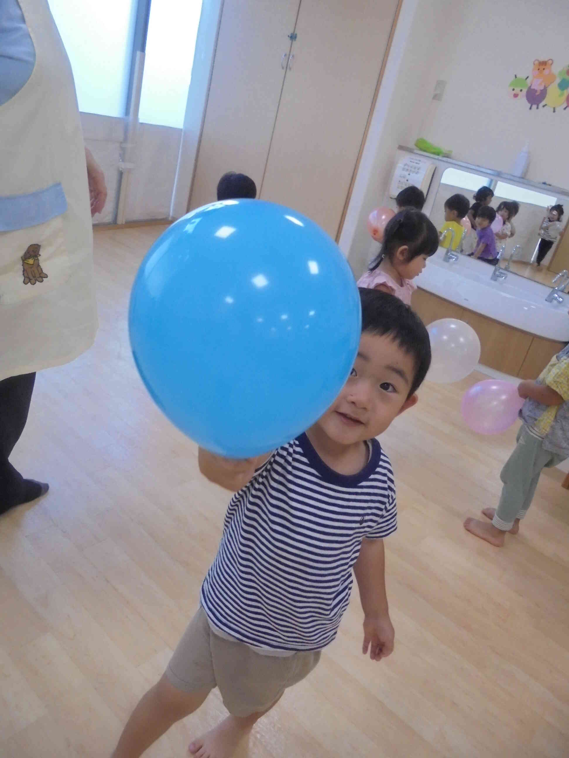 風船で遊ぼう♪