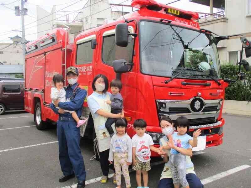 2歳児クラスのお友だちも記念撮影