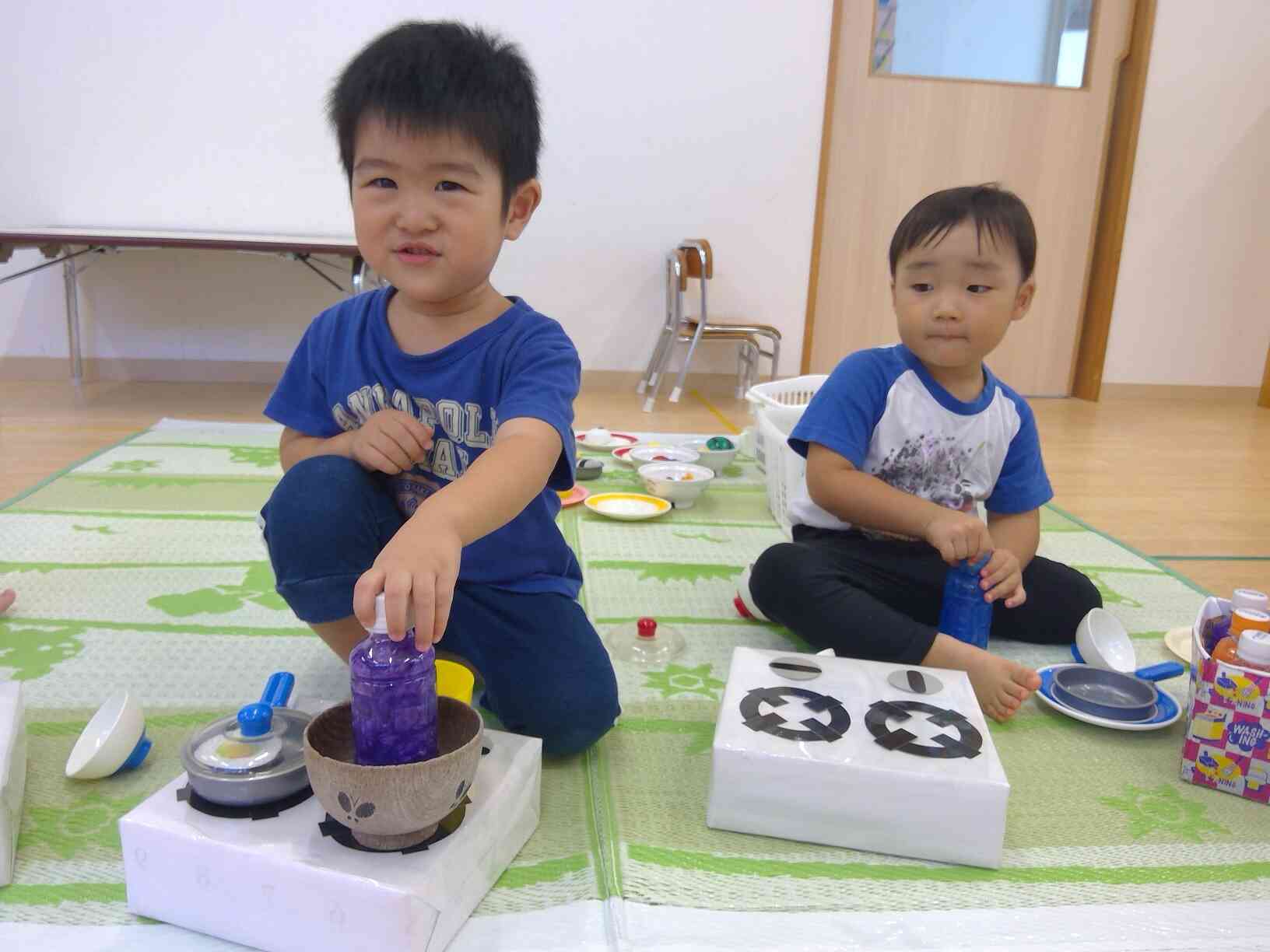 おままごと～うさぎ組(2歳児)～