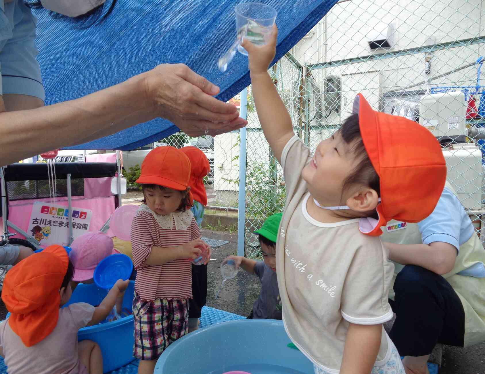 夏は水遊び！