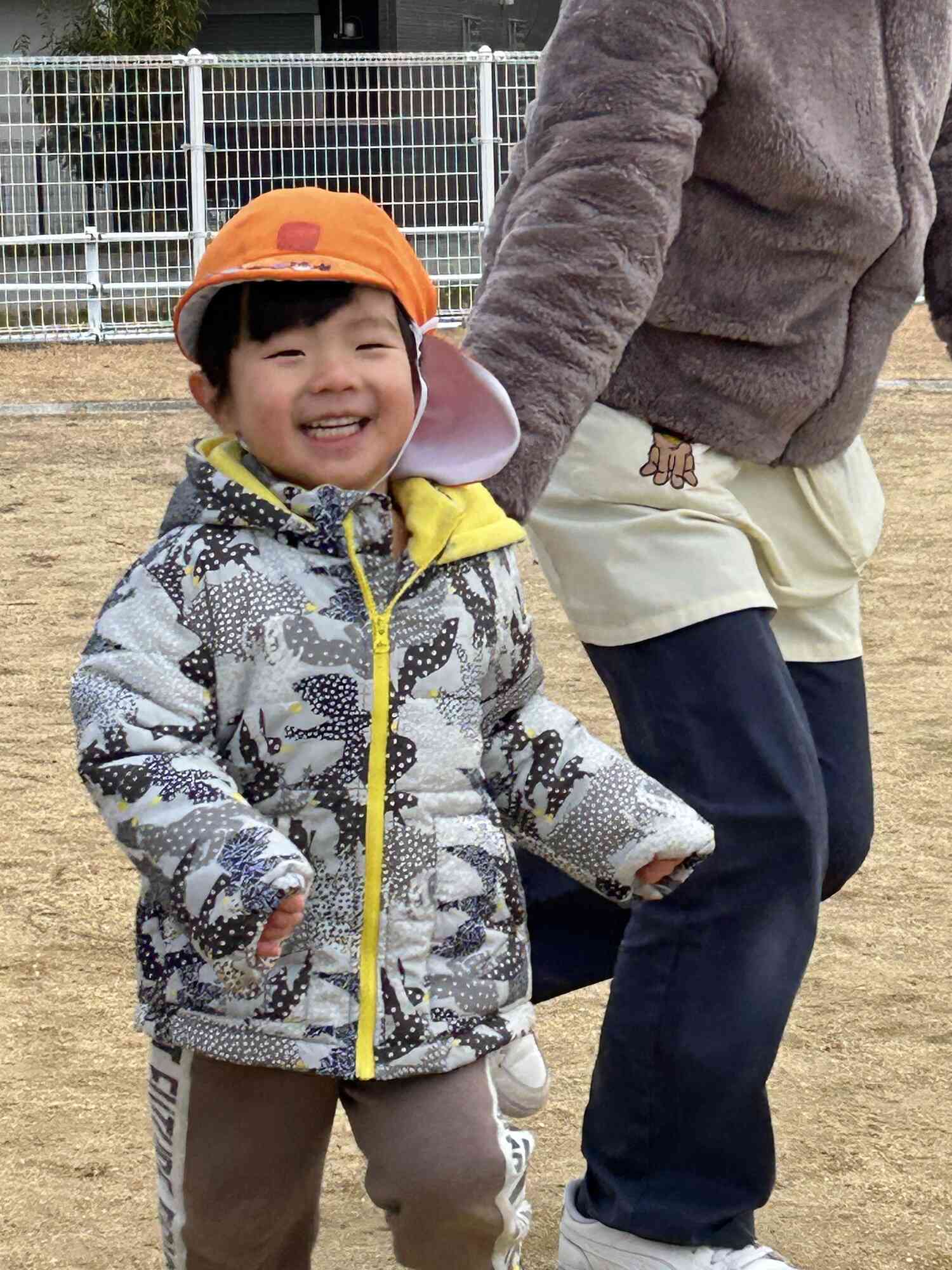 大好きな追いかけっこ「まてまて～」