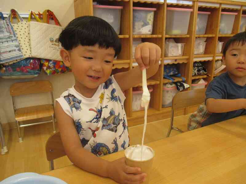 8月のいきいき・わくわく体験遊び（ひよこ・あひる・うさぎ組）