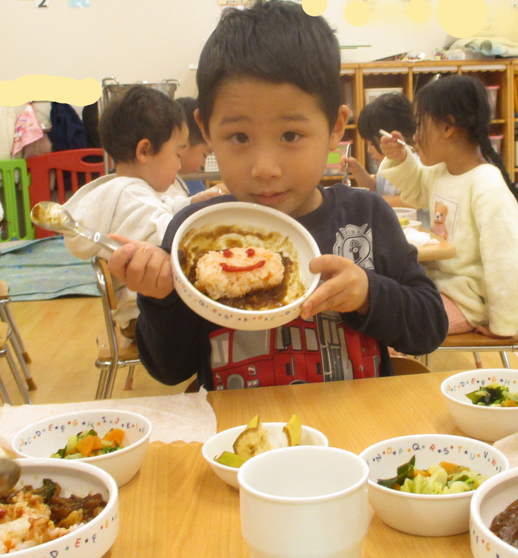 おもいきり給食（りす・ぱんだ・きりん組）