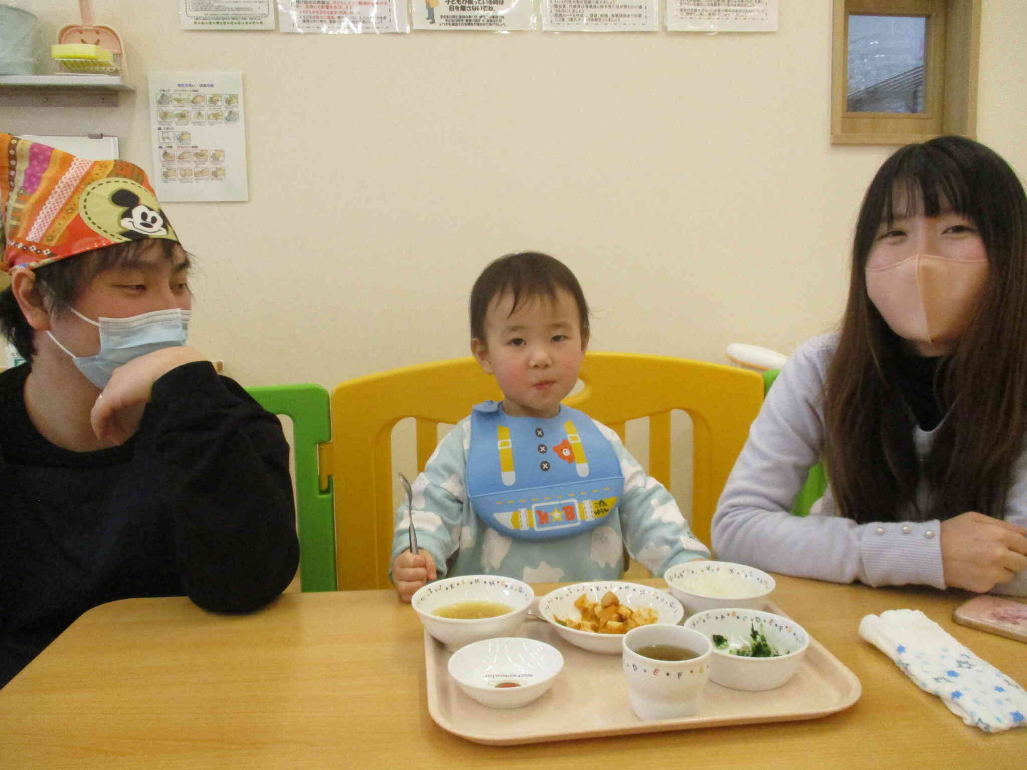 たくさん食べれる所見てて！完食出来ました。