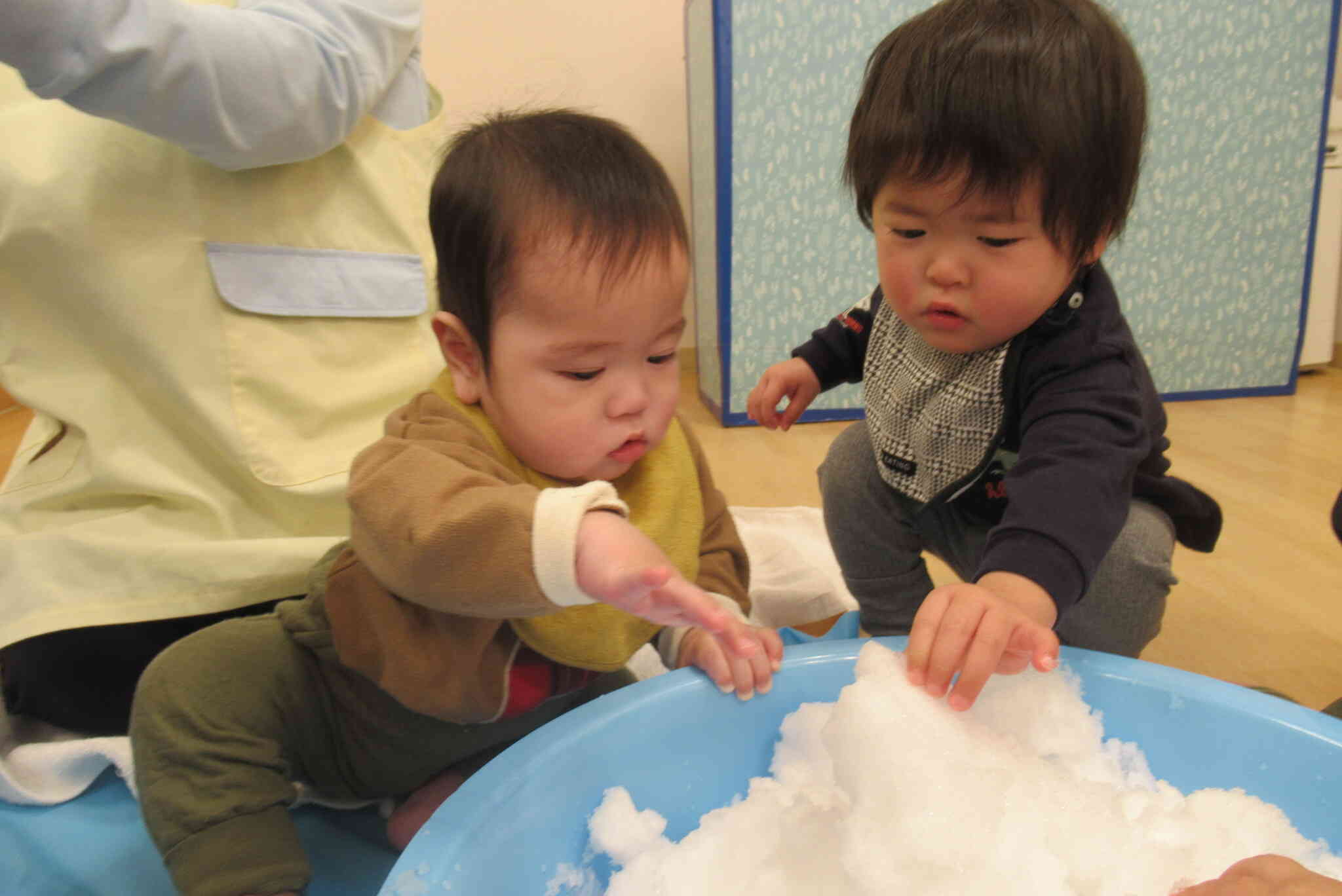 わーい！雪だー！