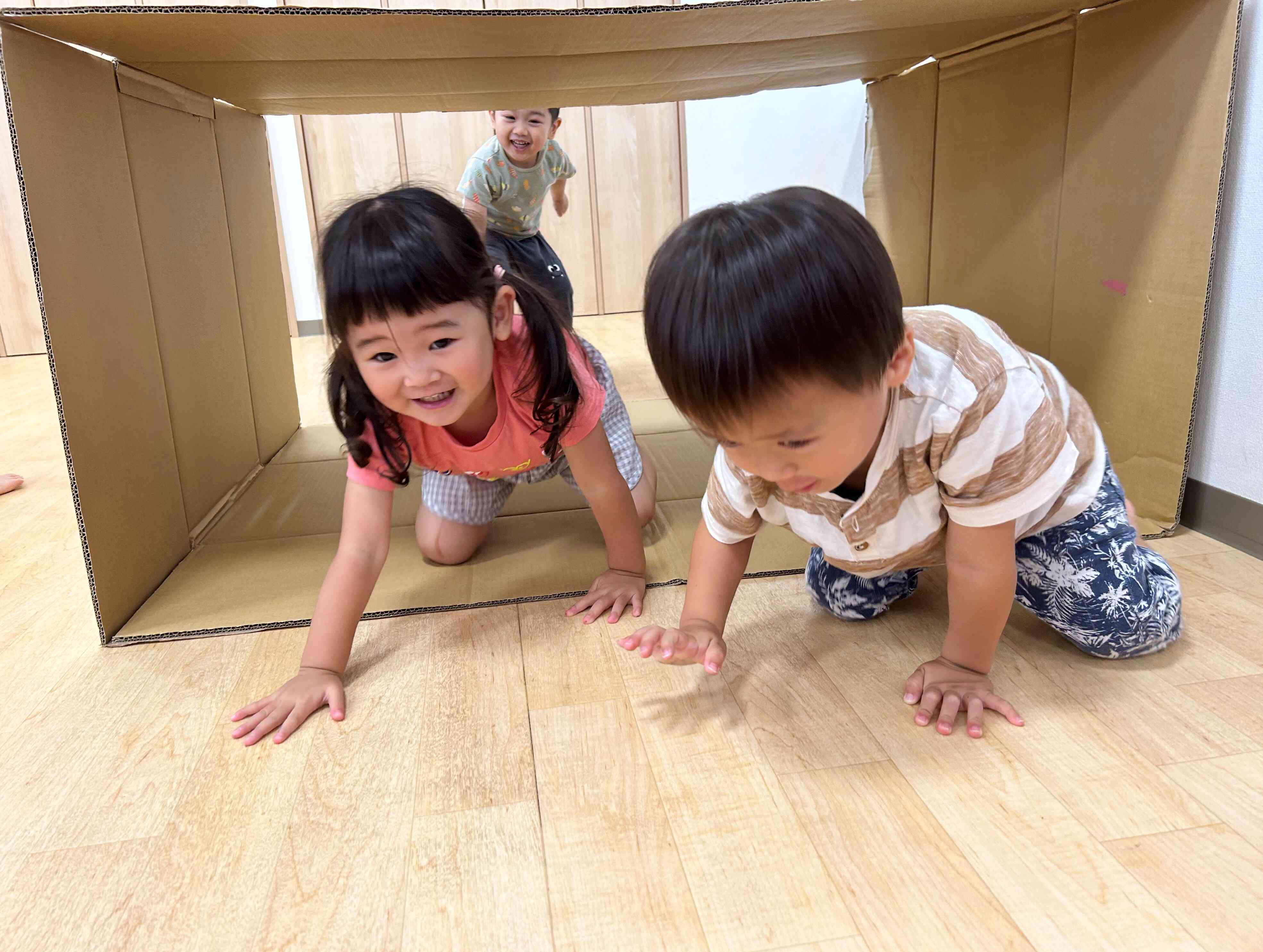 トンネル、楽しいね☆