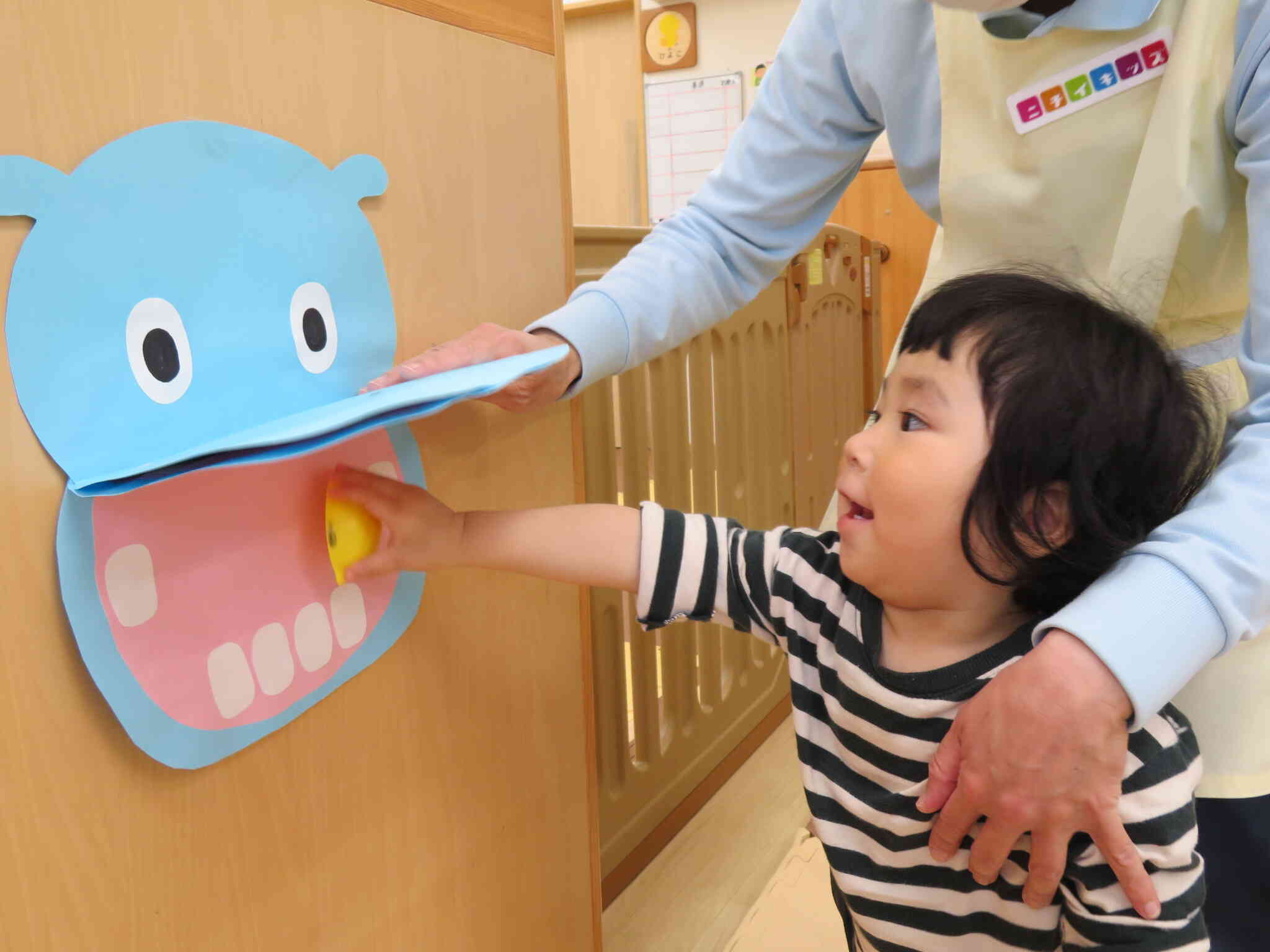あひる組（1歳児クラス）の虫歯予防週間