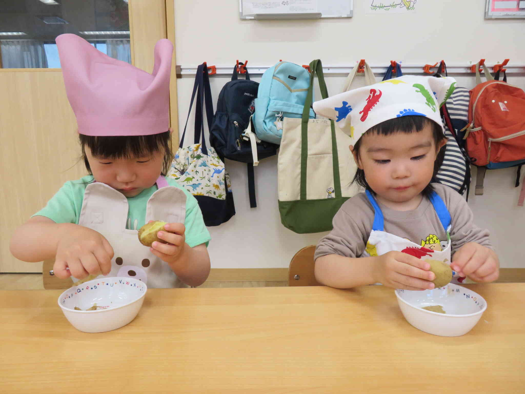 うさぎ組（2歳児クラス）の食育