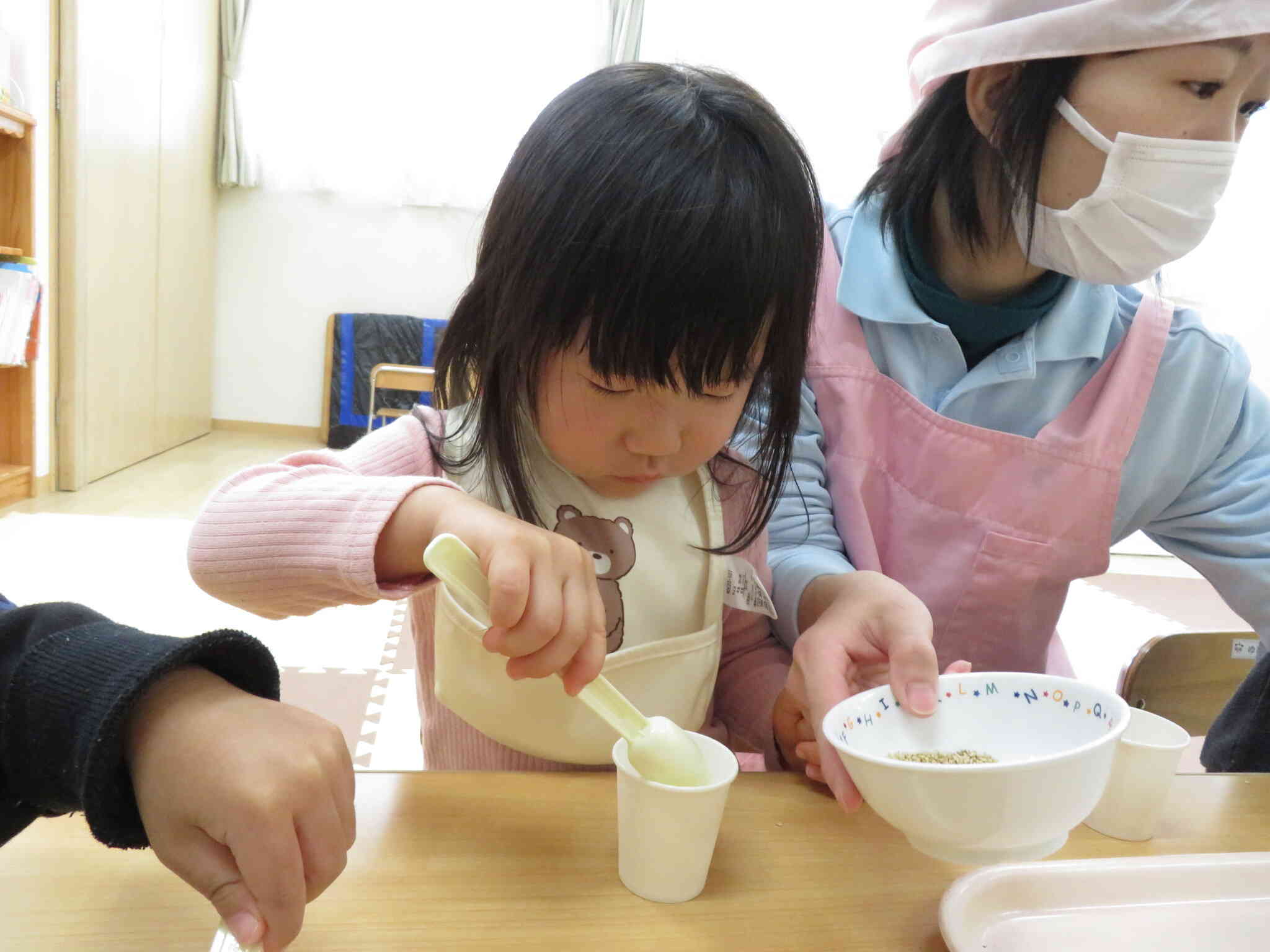 量の調節が上手です。