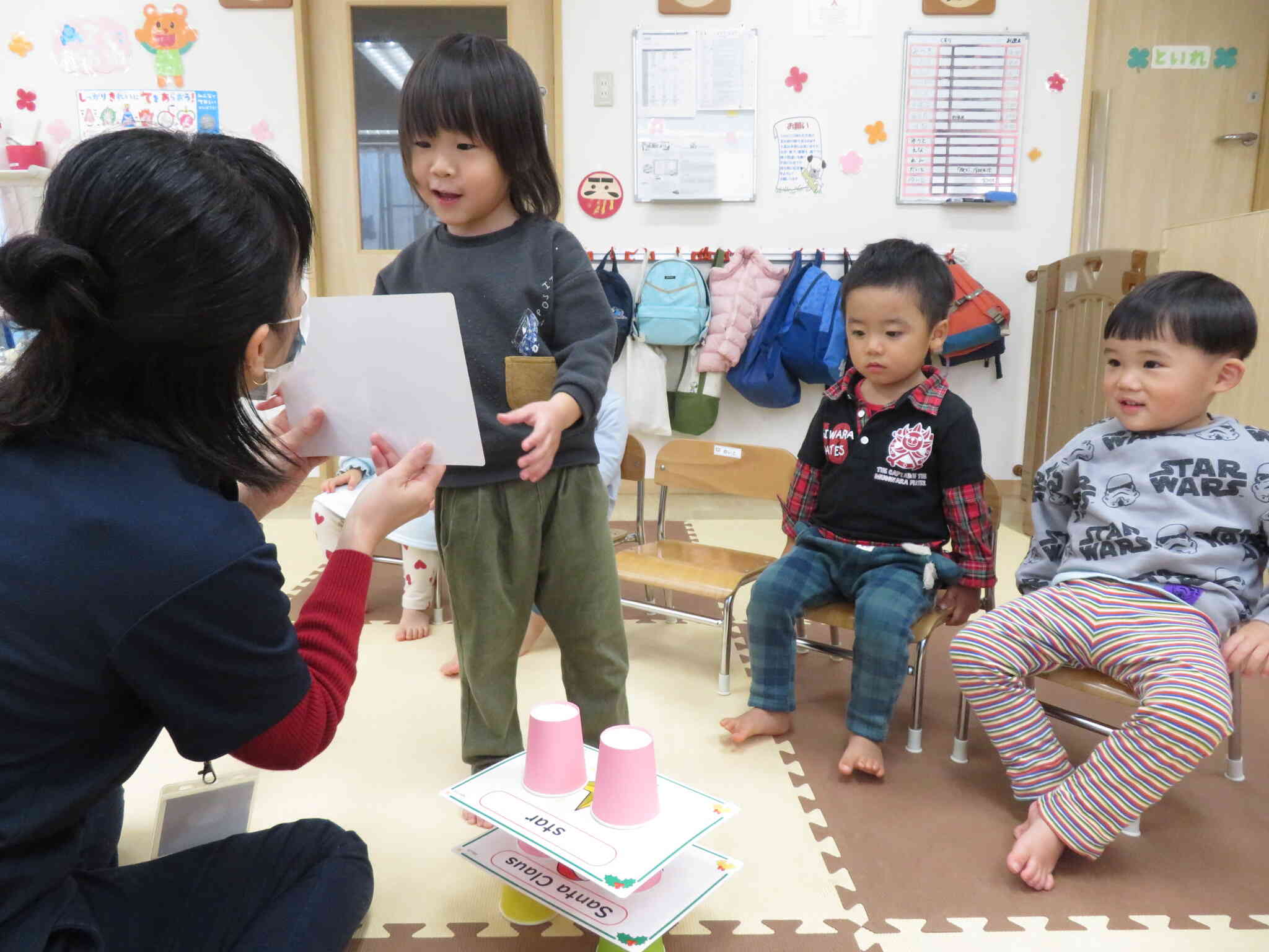 先生とのやりとり　英語のレッスン中