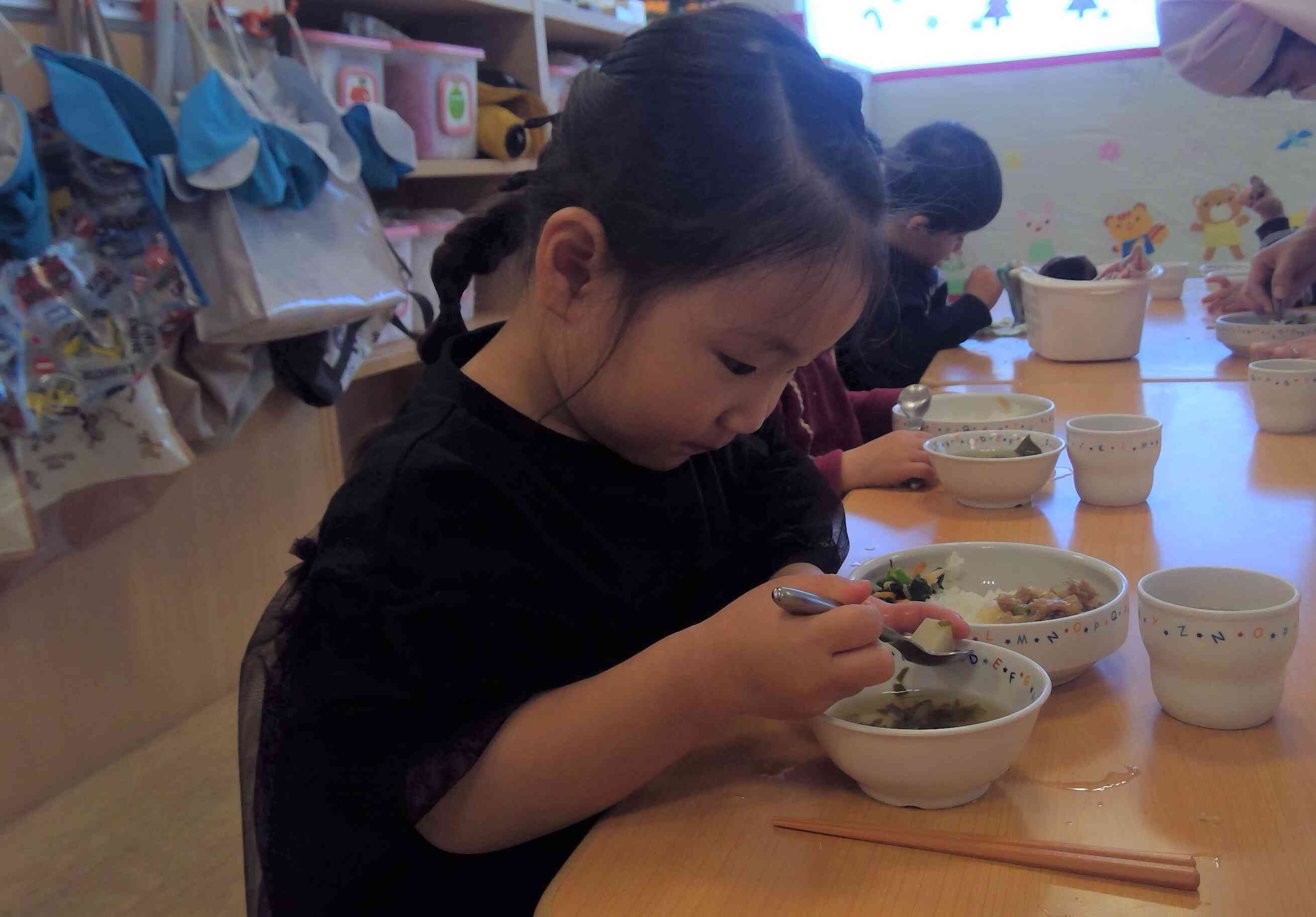 苦手なお野菜も食べるぞ～！