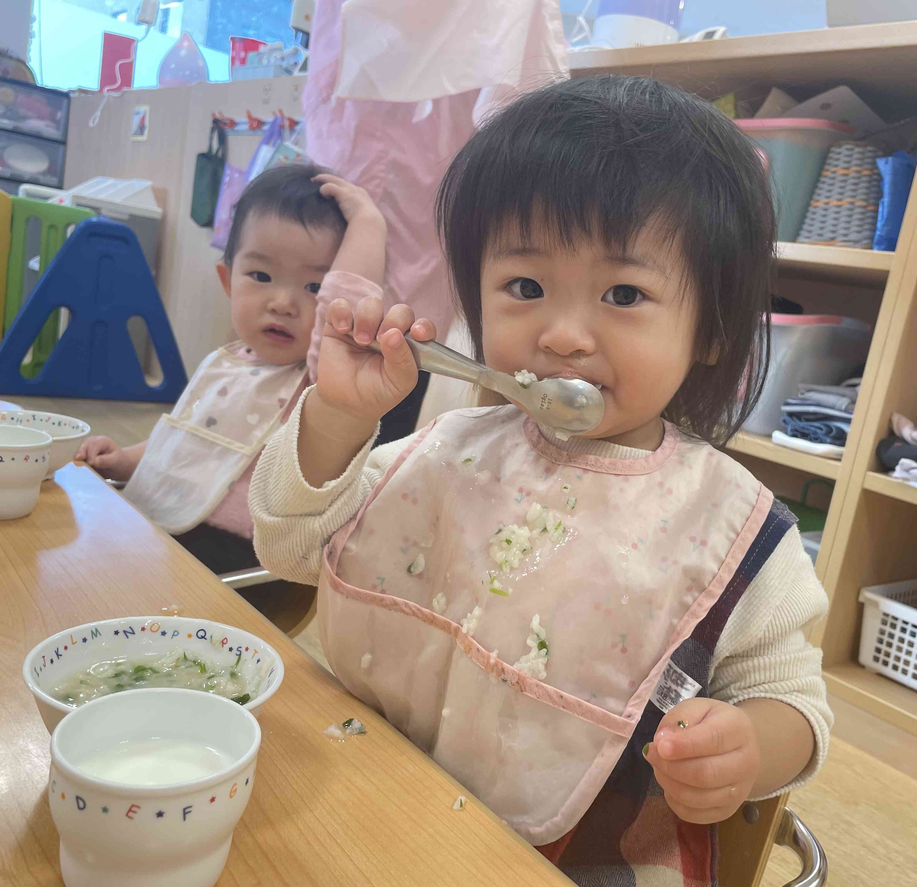 七草粥食べれたよ！