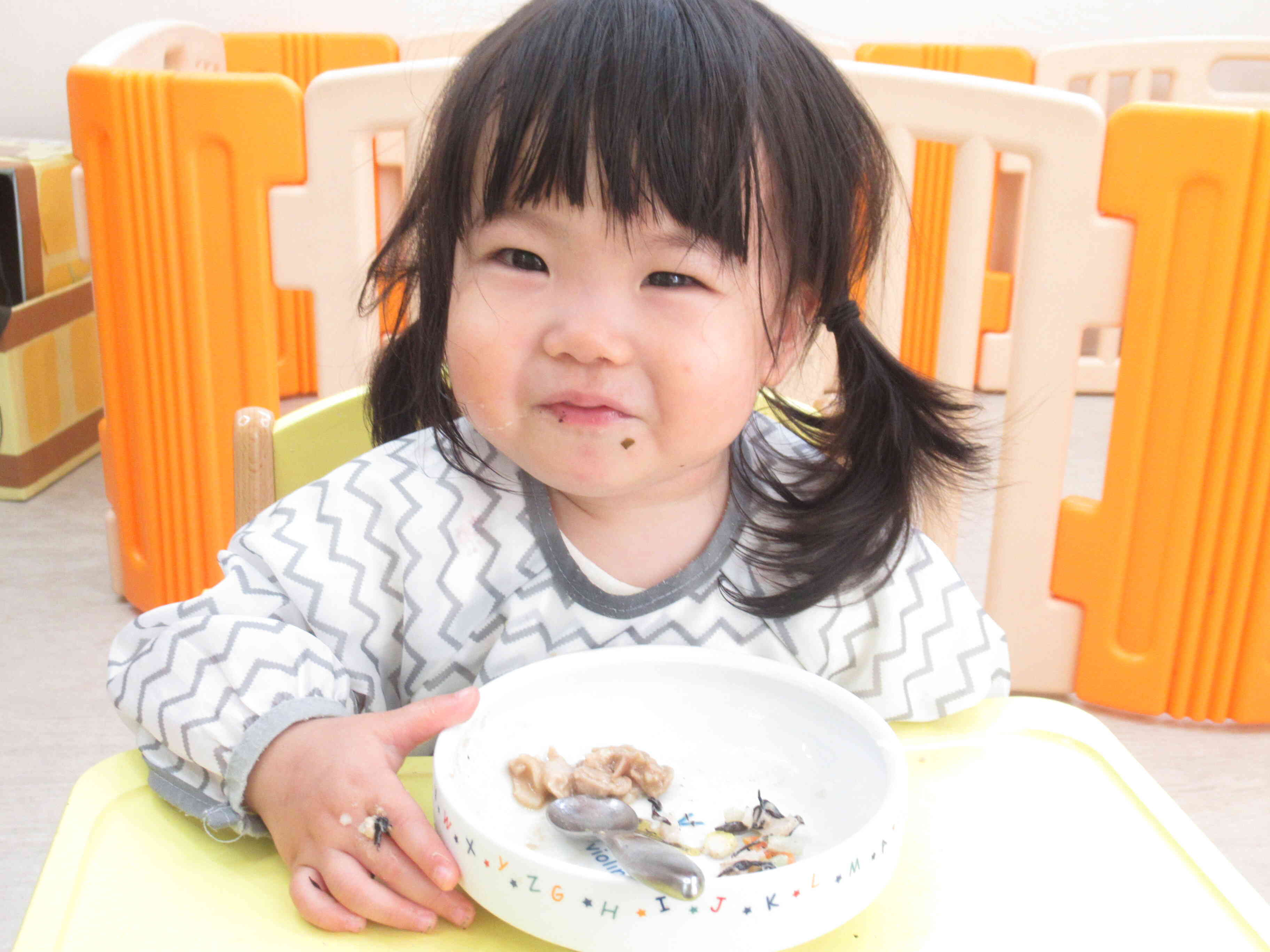 10月の給食の様子♡